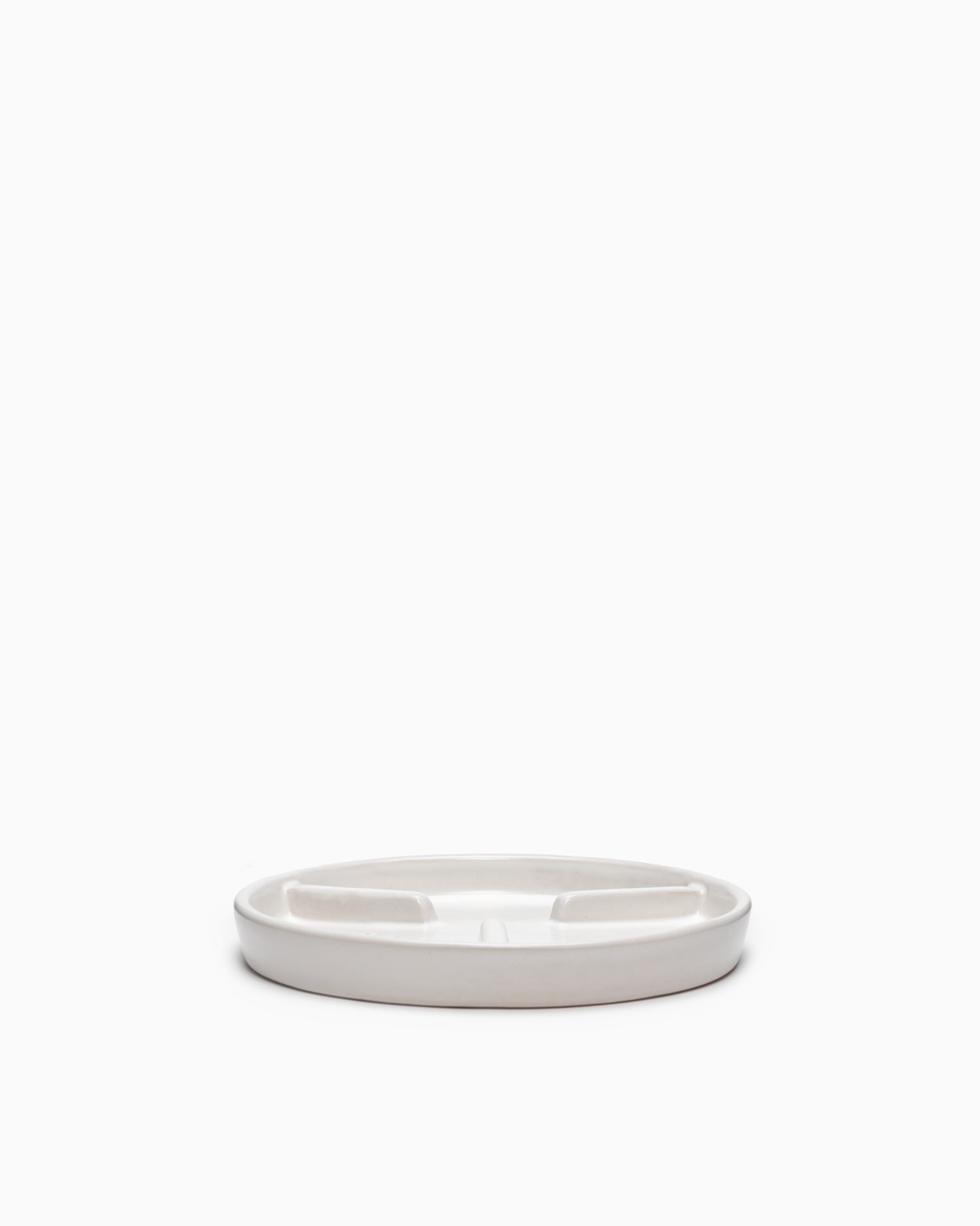 Large Deep Saucer Matte White