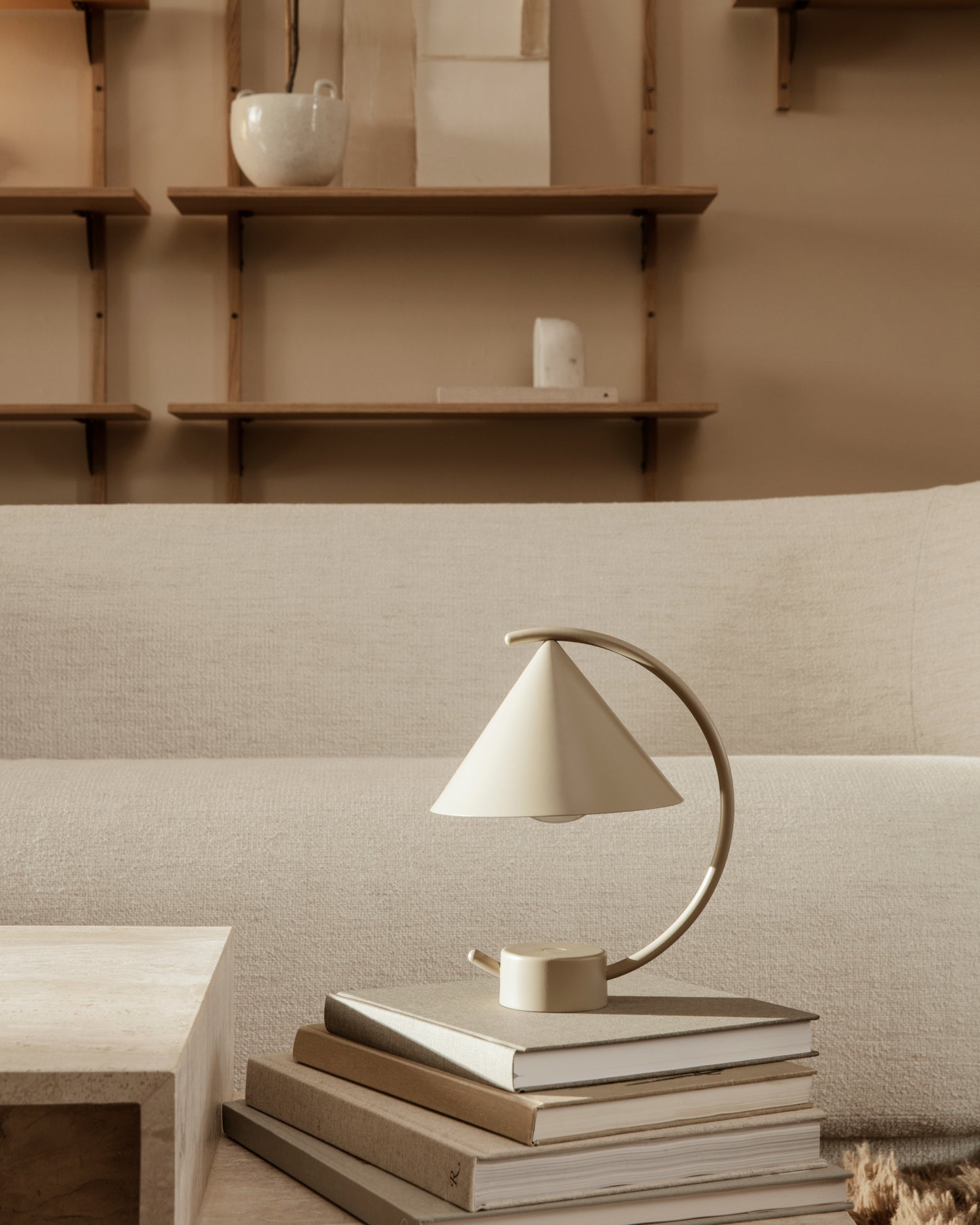 Meridian Lamp - Cashmere