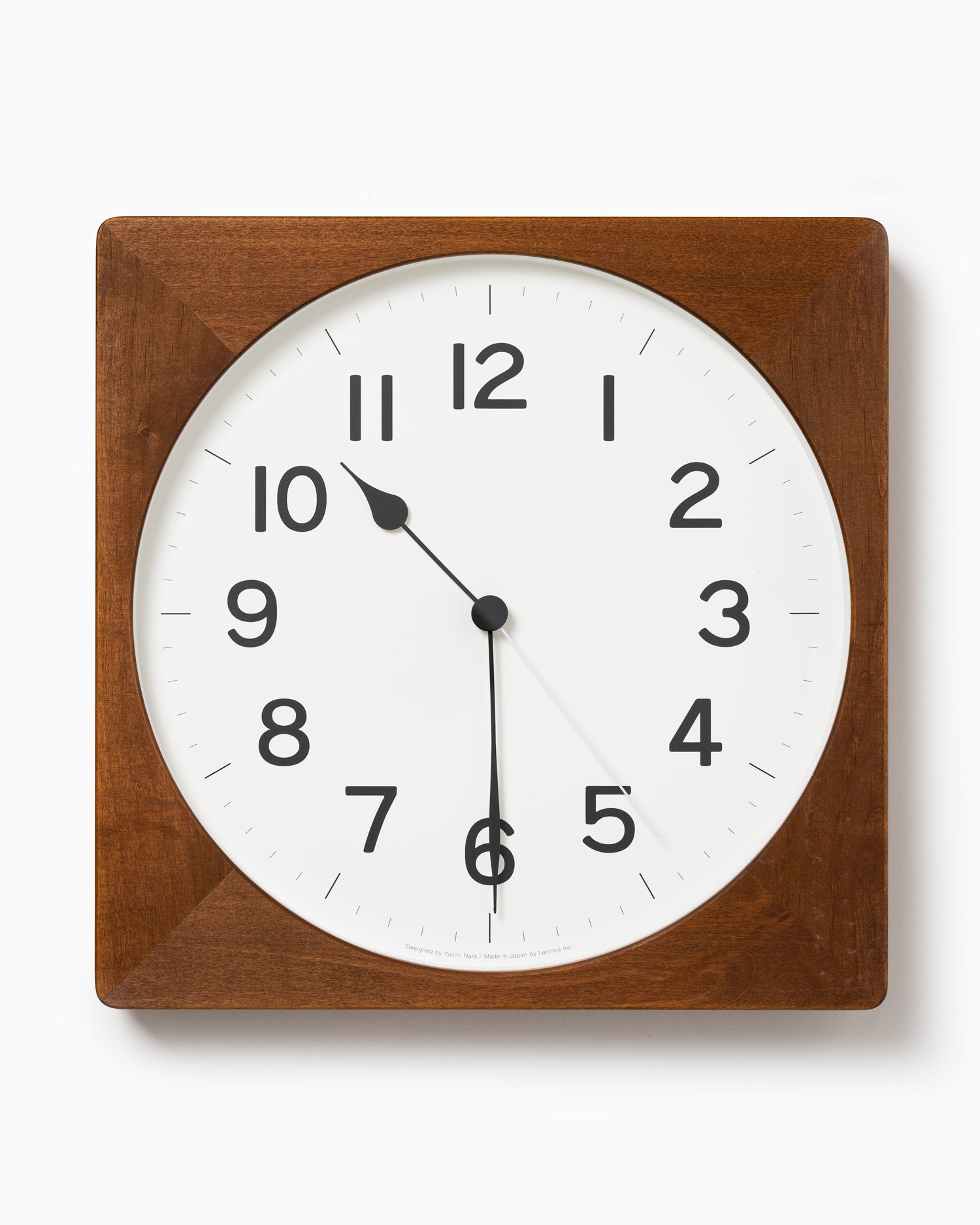 Root Square Clock - Brown