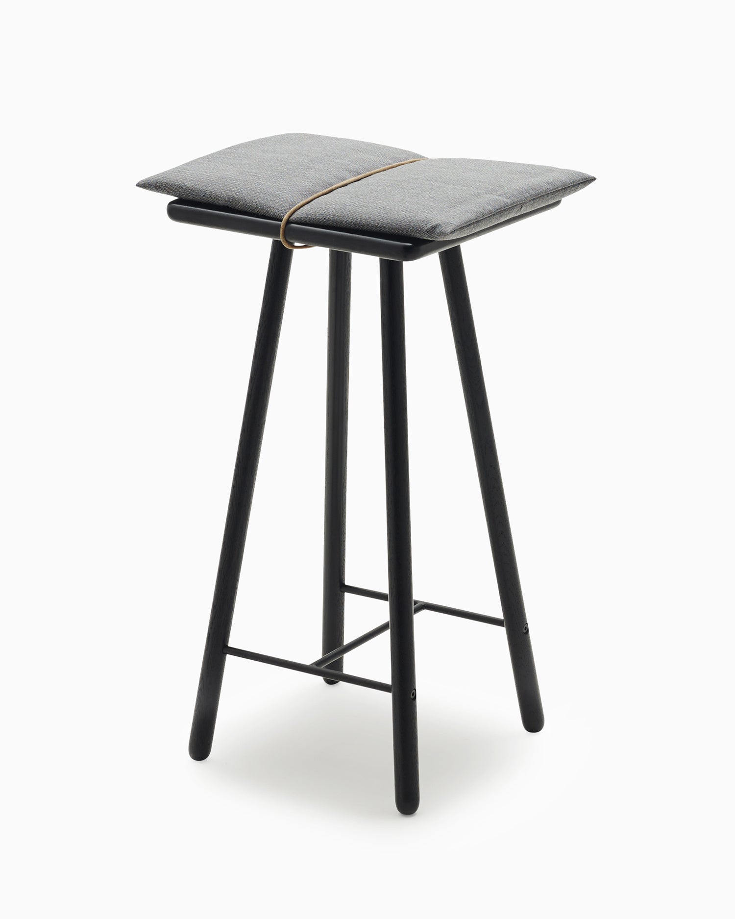 Georg Bar Stool Low - Black Oak