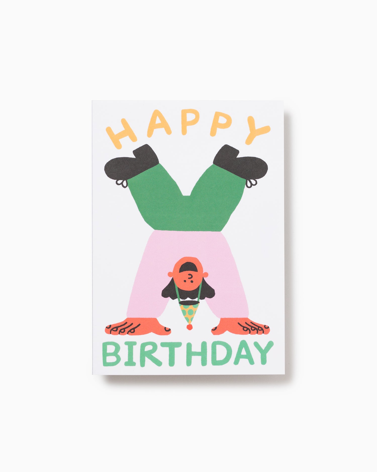 Happy Birthday Handstand Card