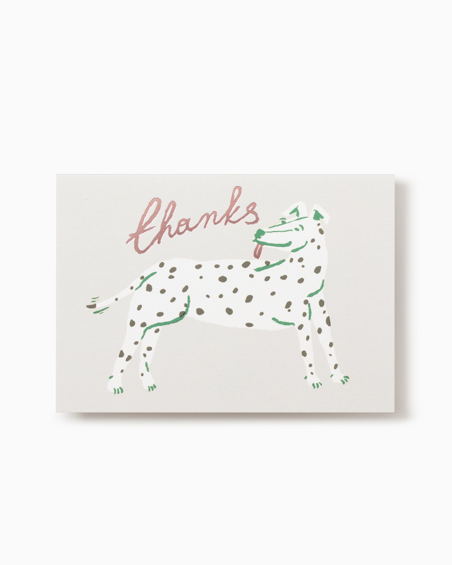 Thanks Dog Greeting Card - Rozalina Burkova