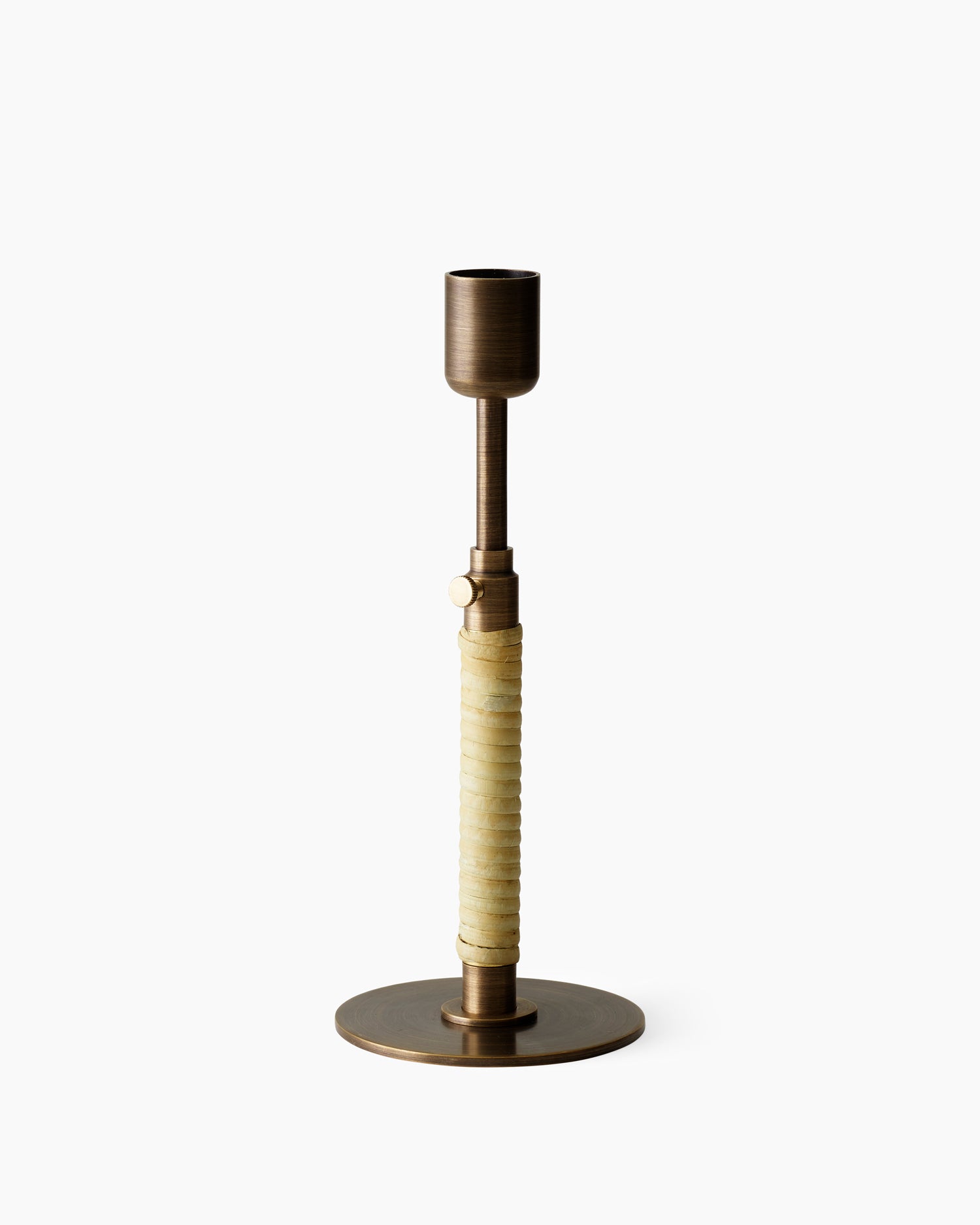 Duca Candleholder- Bronzed Brass