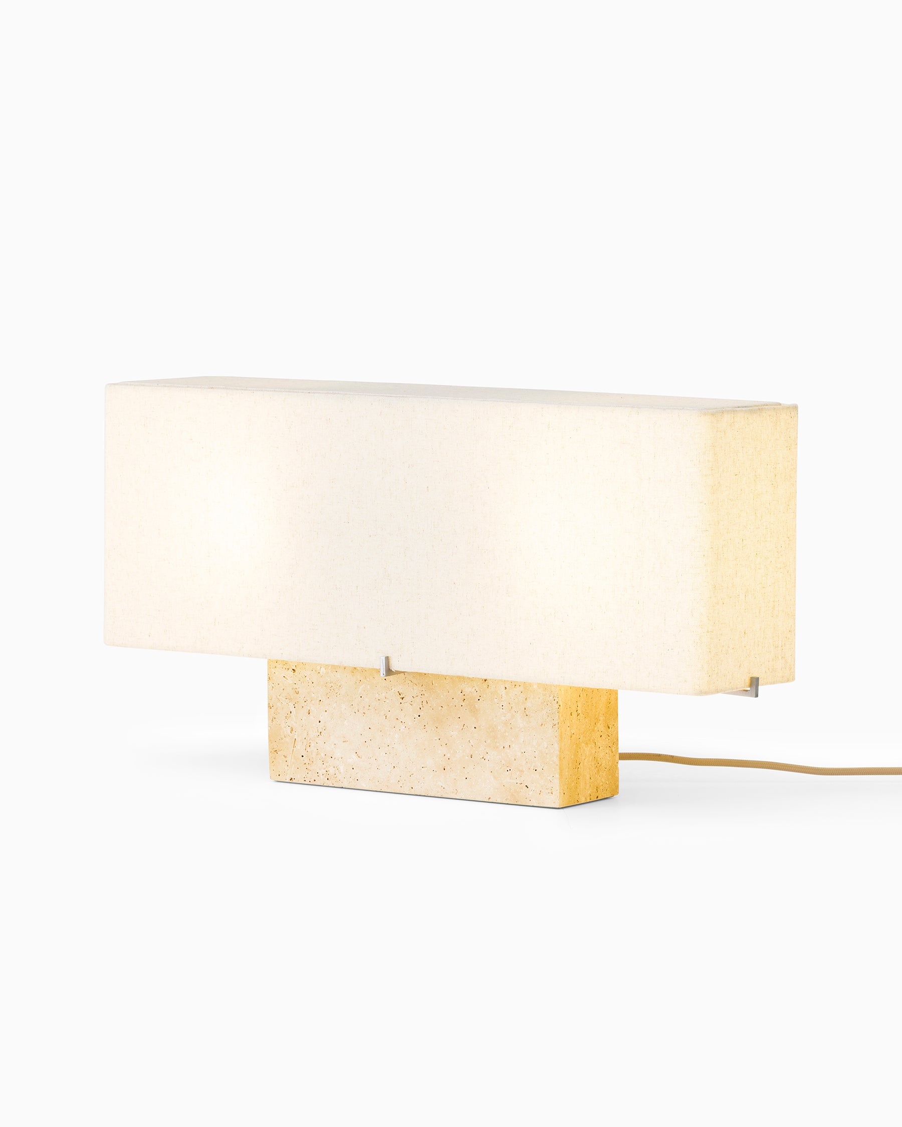Nonna Table Lamp Wide - Travertine