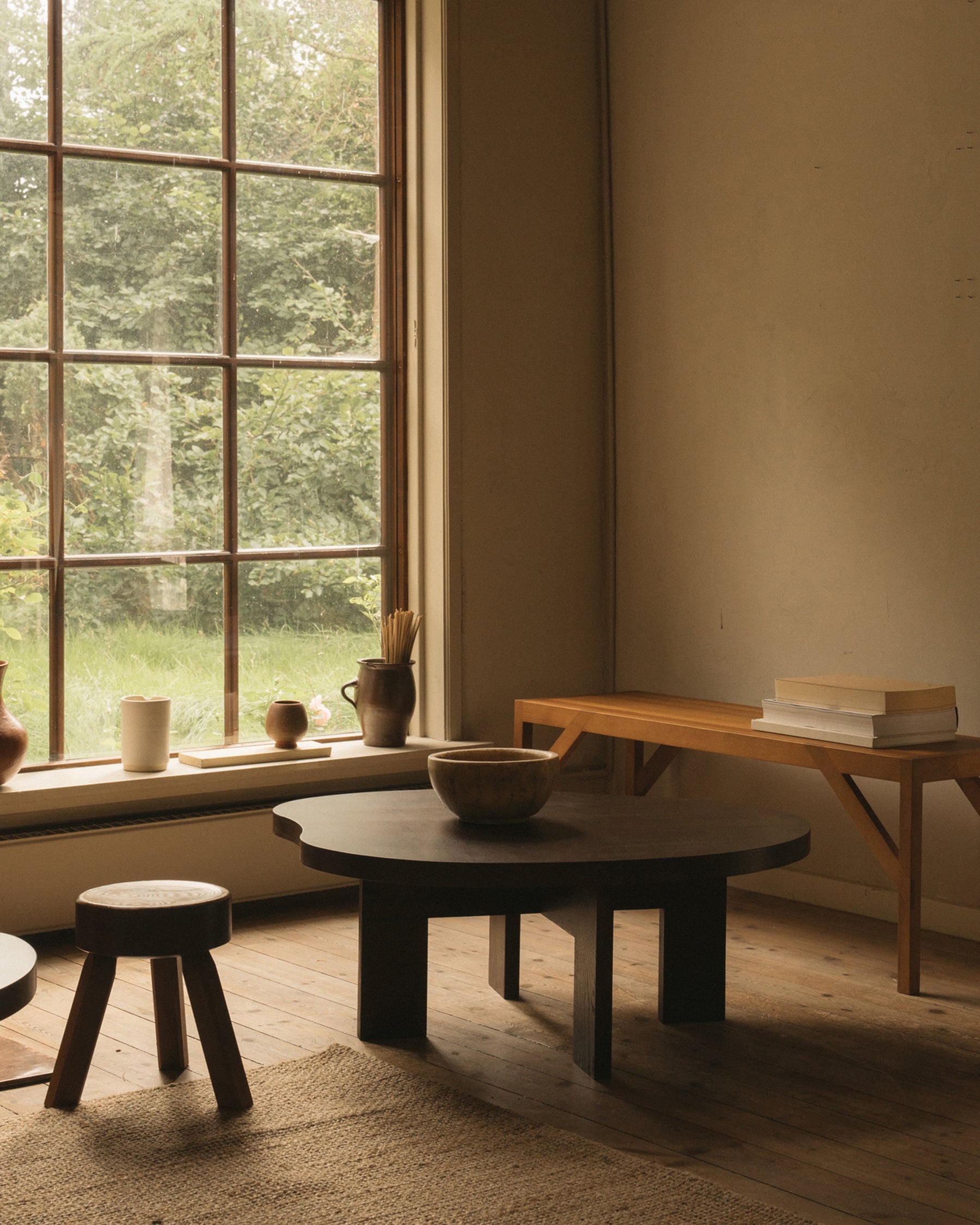 FARMHOUSE COFFEE TABLE - Pond - Dark Oak