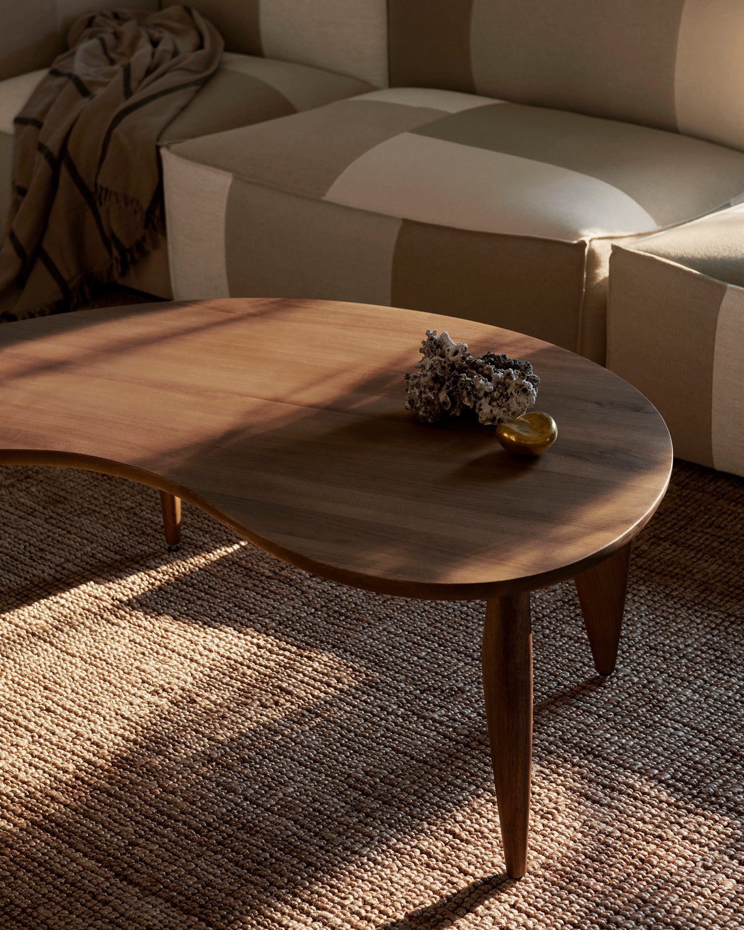 Feve Coffee Table - Walnut