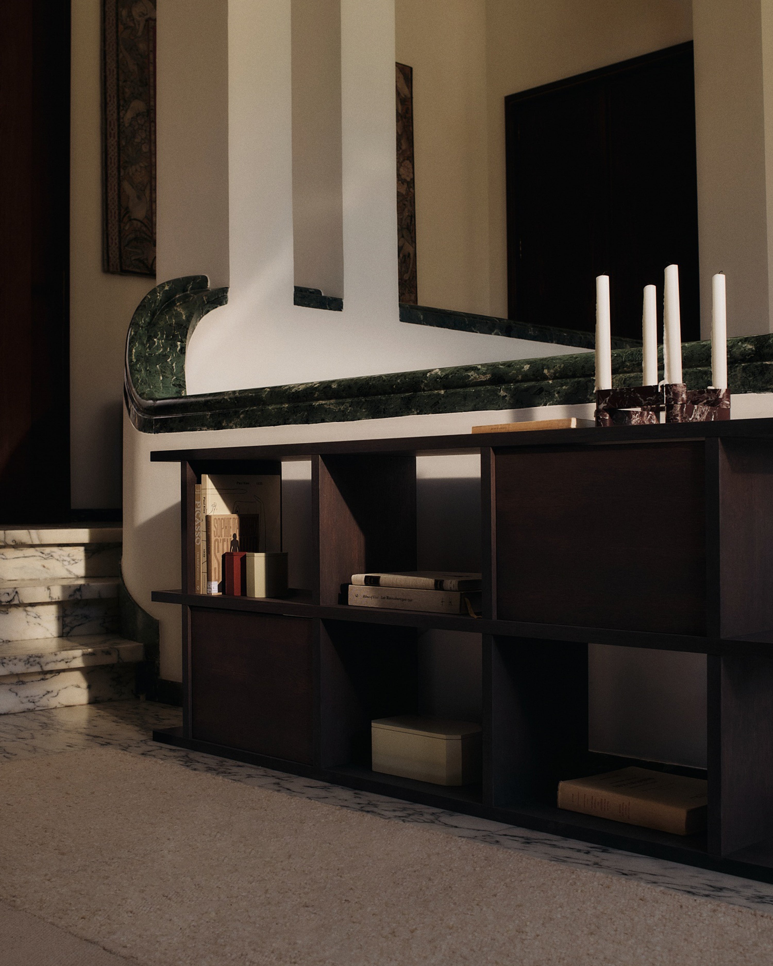 Newel Modular Candle Holder - Rosso