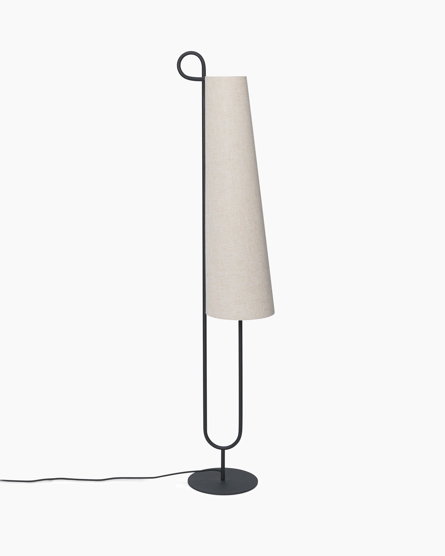 Ancora Floor Lamp - Black / Natural