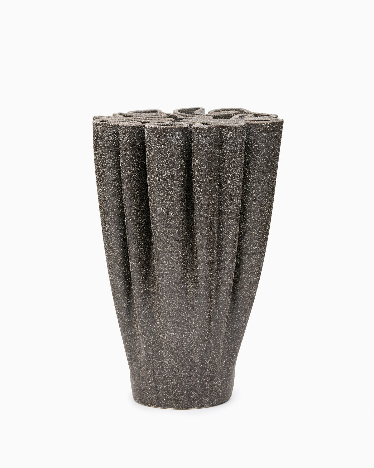 Dedali Vase - H25 - Dark Brown