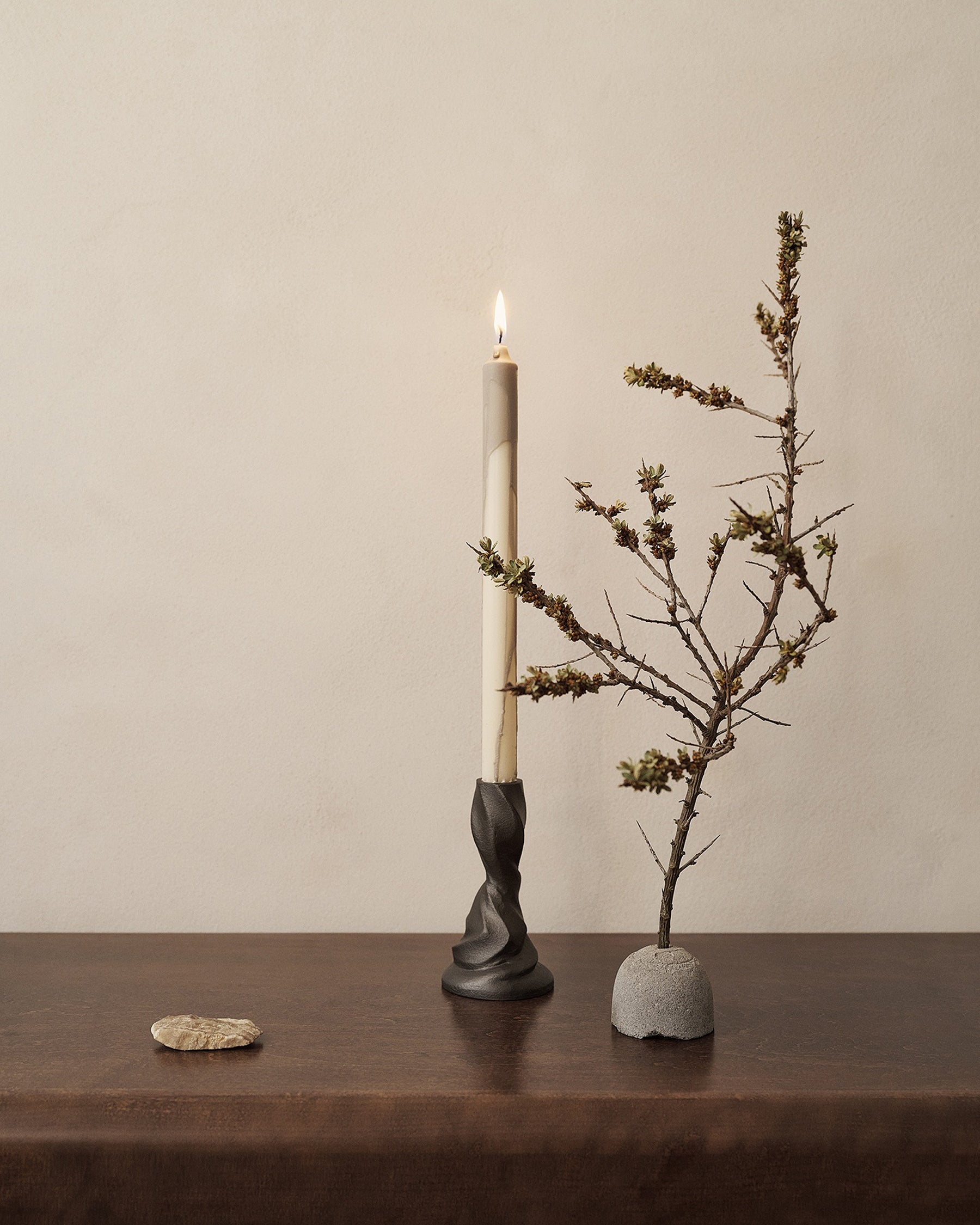 Dryp Candles - Set of 2 - Warm Grey