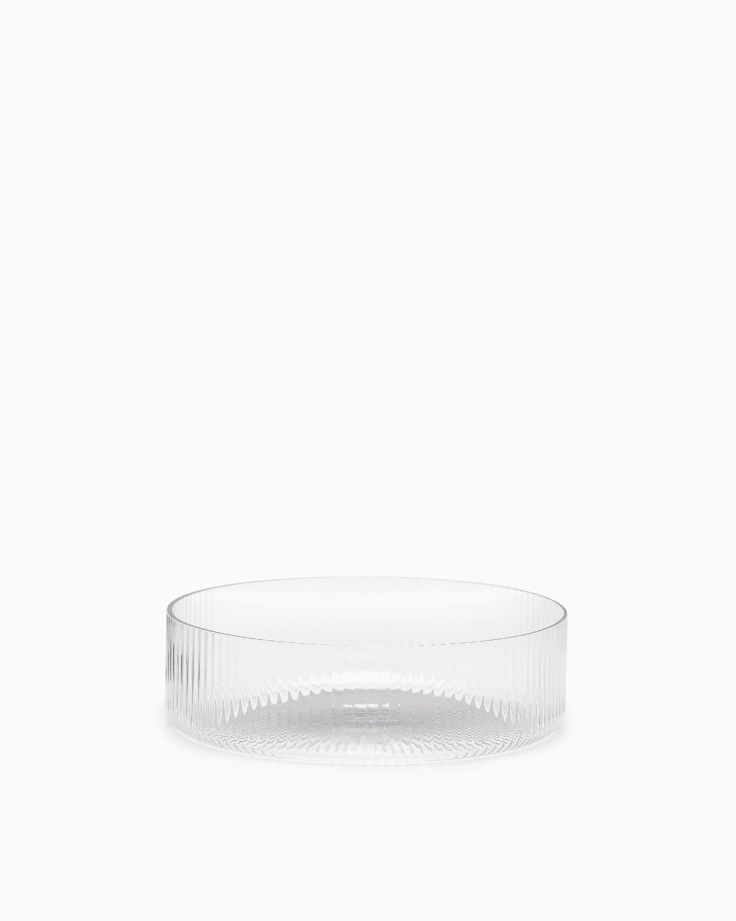 Ripple Serving Bowls - Set 4 of Clear