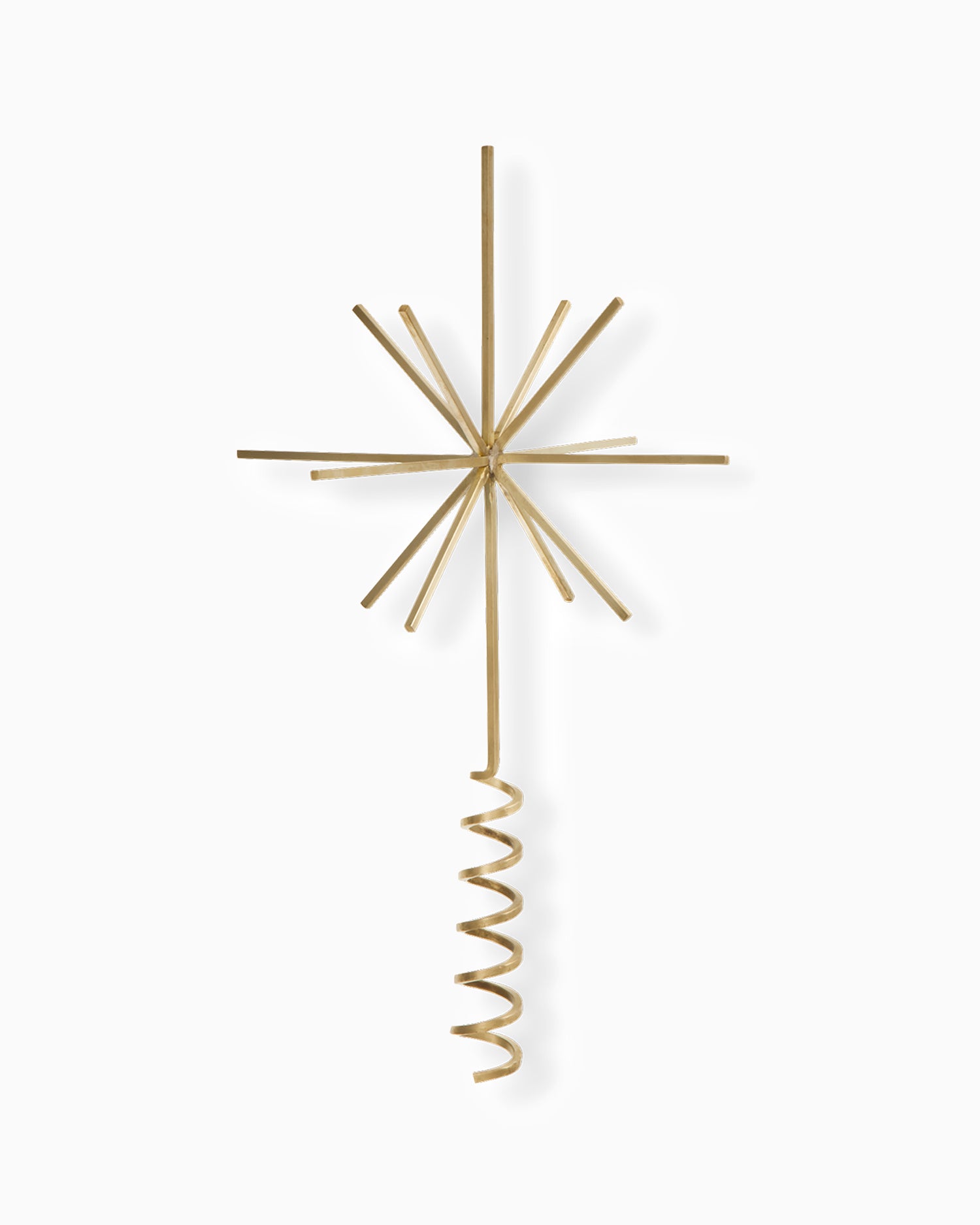 Brass Christmas Tree Top Star