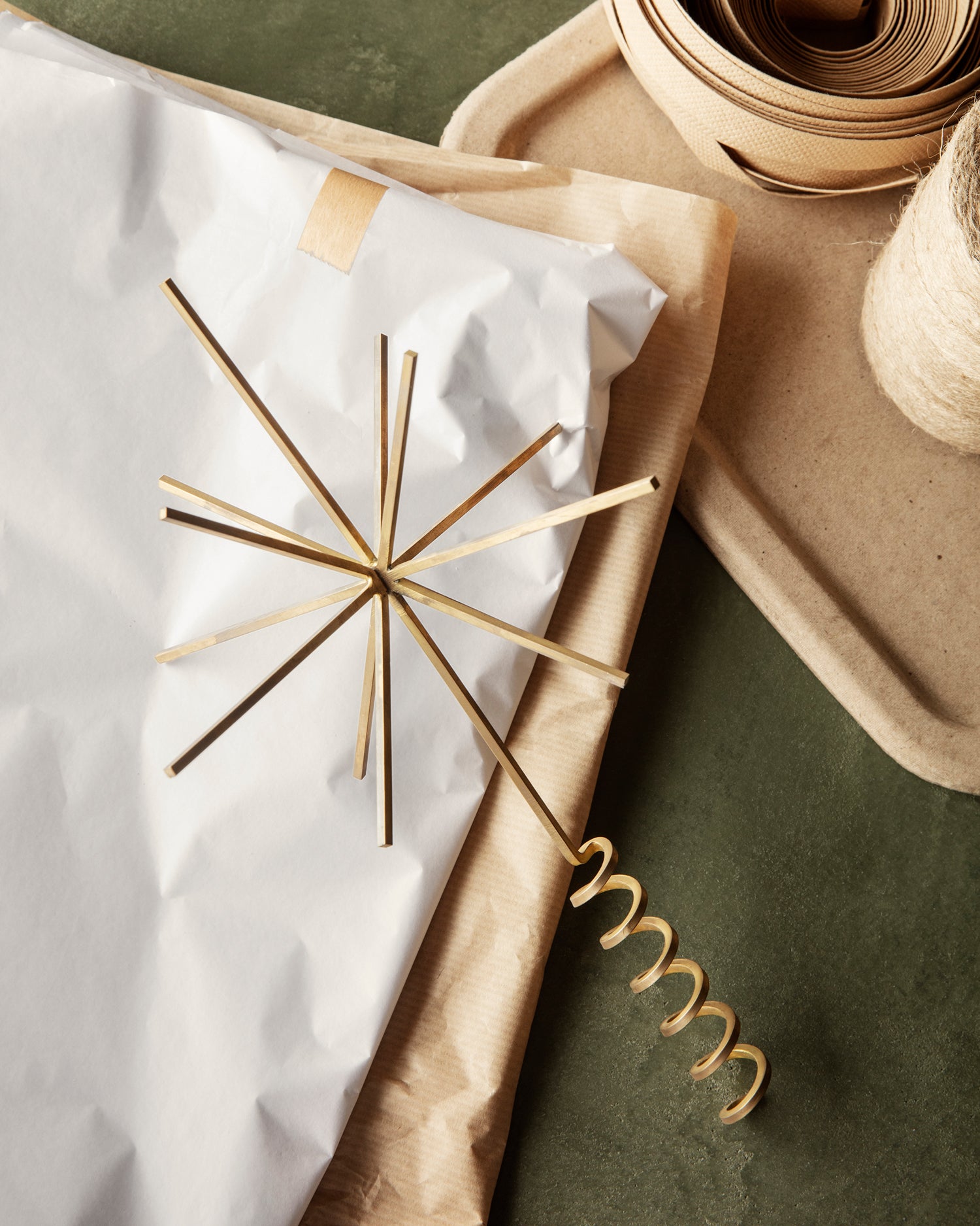 Brass Christmas Tree Top Star