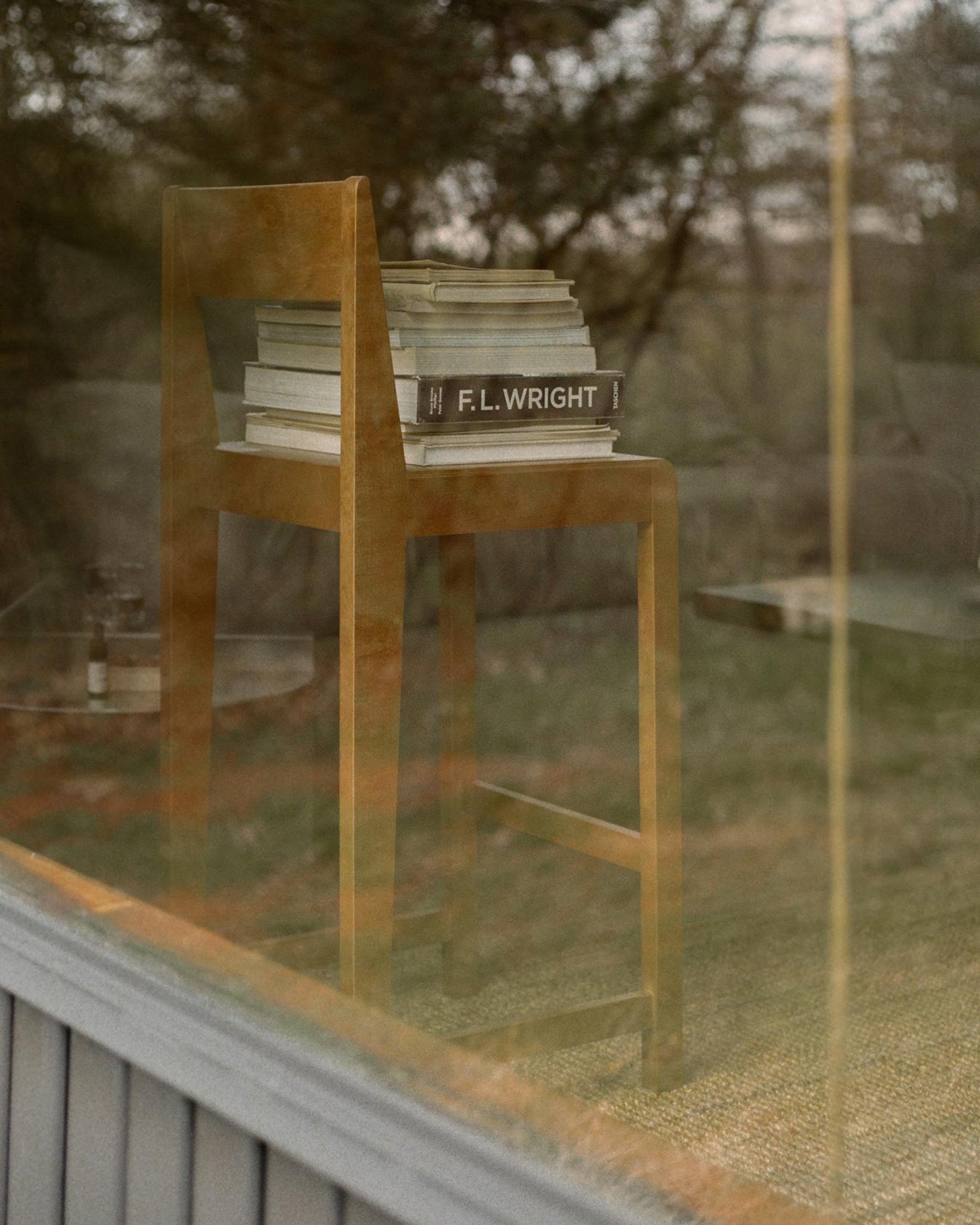 BAR CHAIR 01 H65 - Warm Brown Birch