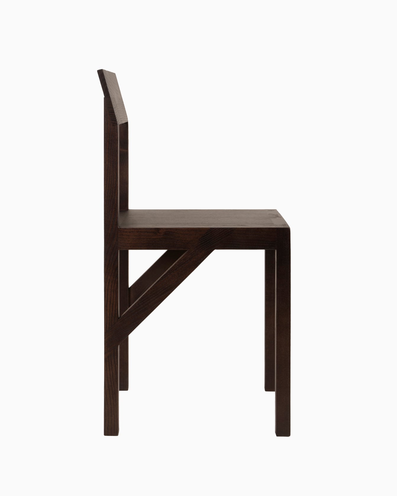 BRACKET CHAIR - Dark Brown Ash