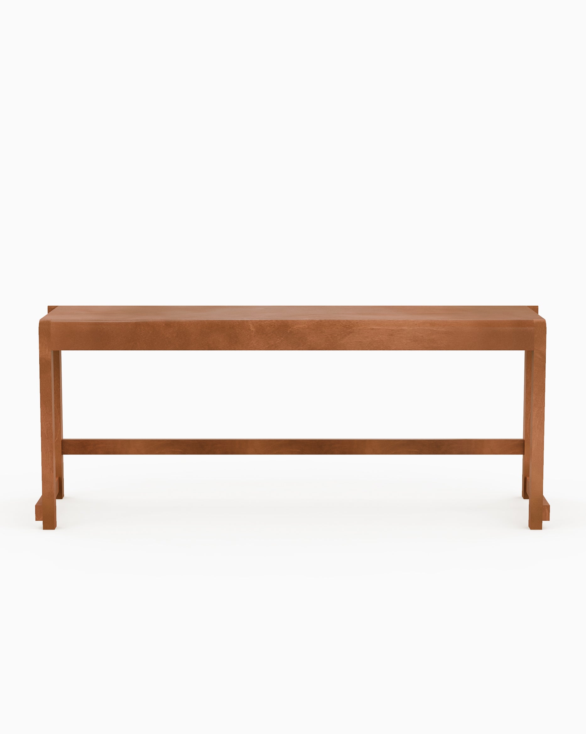 BENCH 01 - Warm Brown Birch