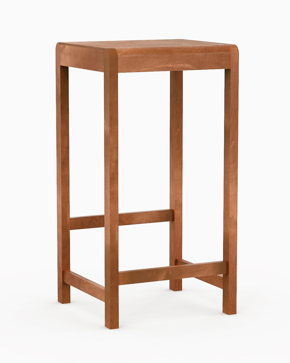 STOOL 01 H76 - Warm Brown Birch