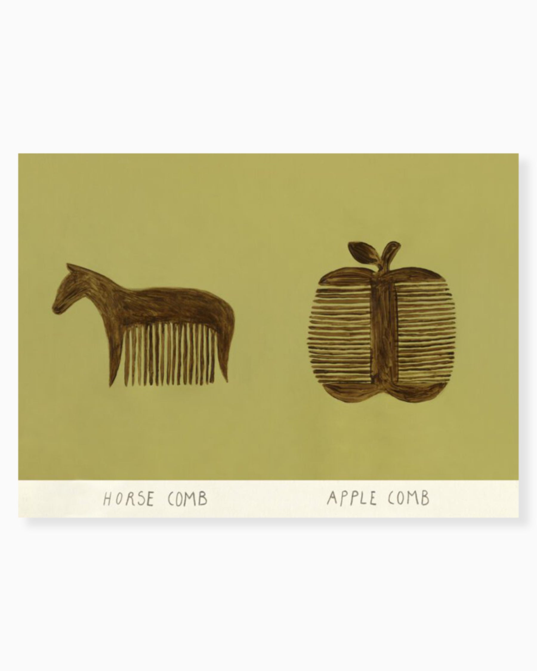 Horse and Apple Comb - Isabelle Vandeplassche