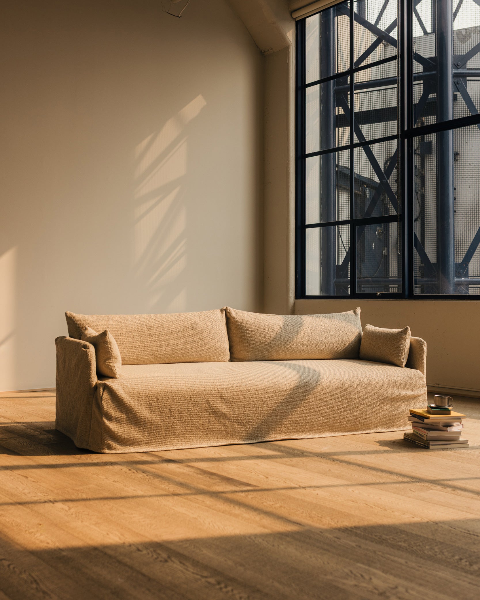 Nychair X Ottoman - White