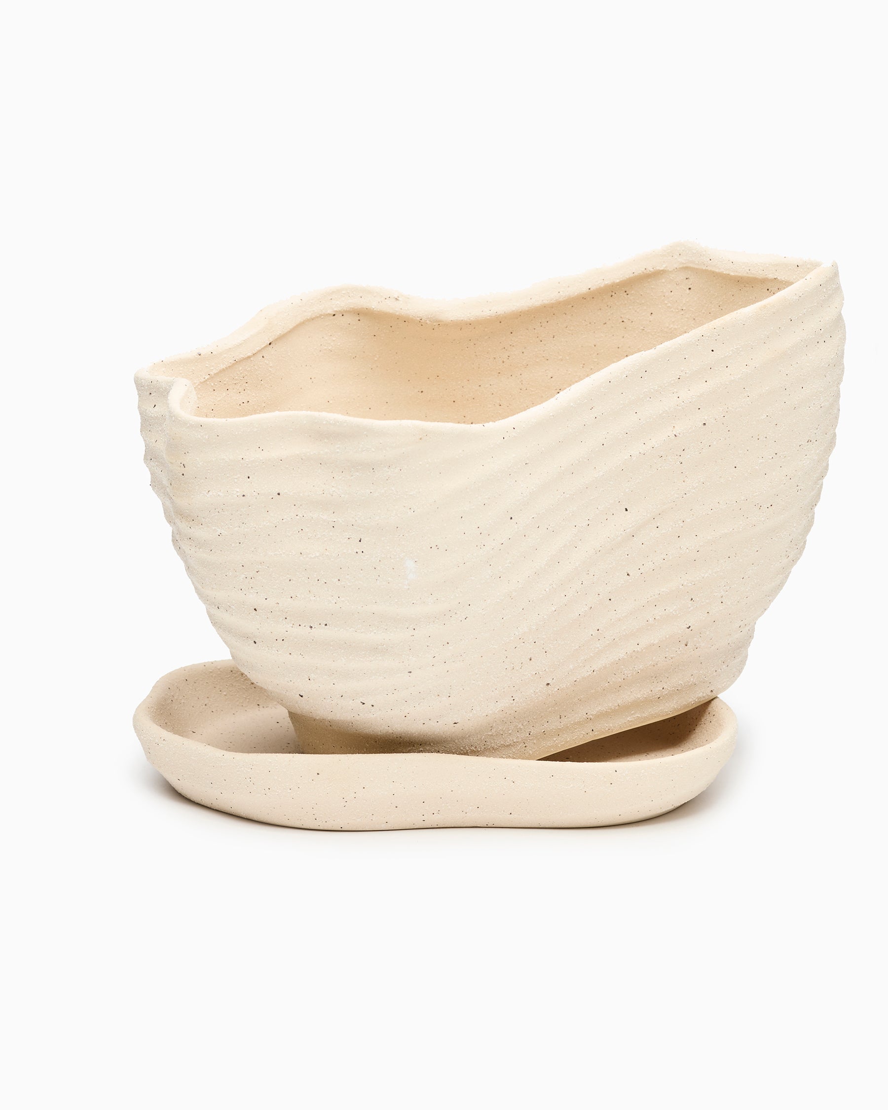 Highland Pot with Saucer - Large