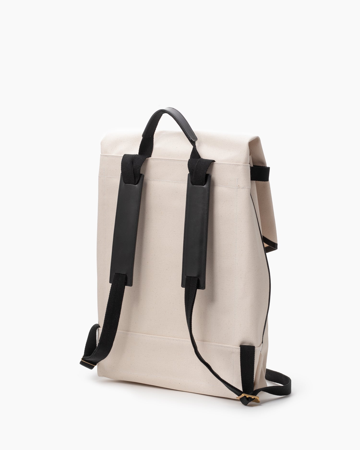 SFI. Fold Top Rucksack - Natural/Black