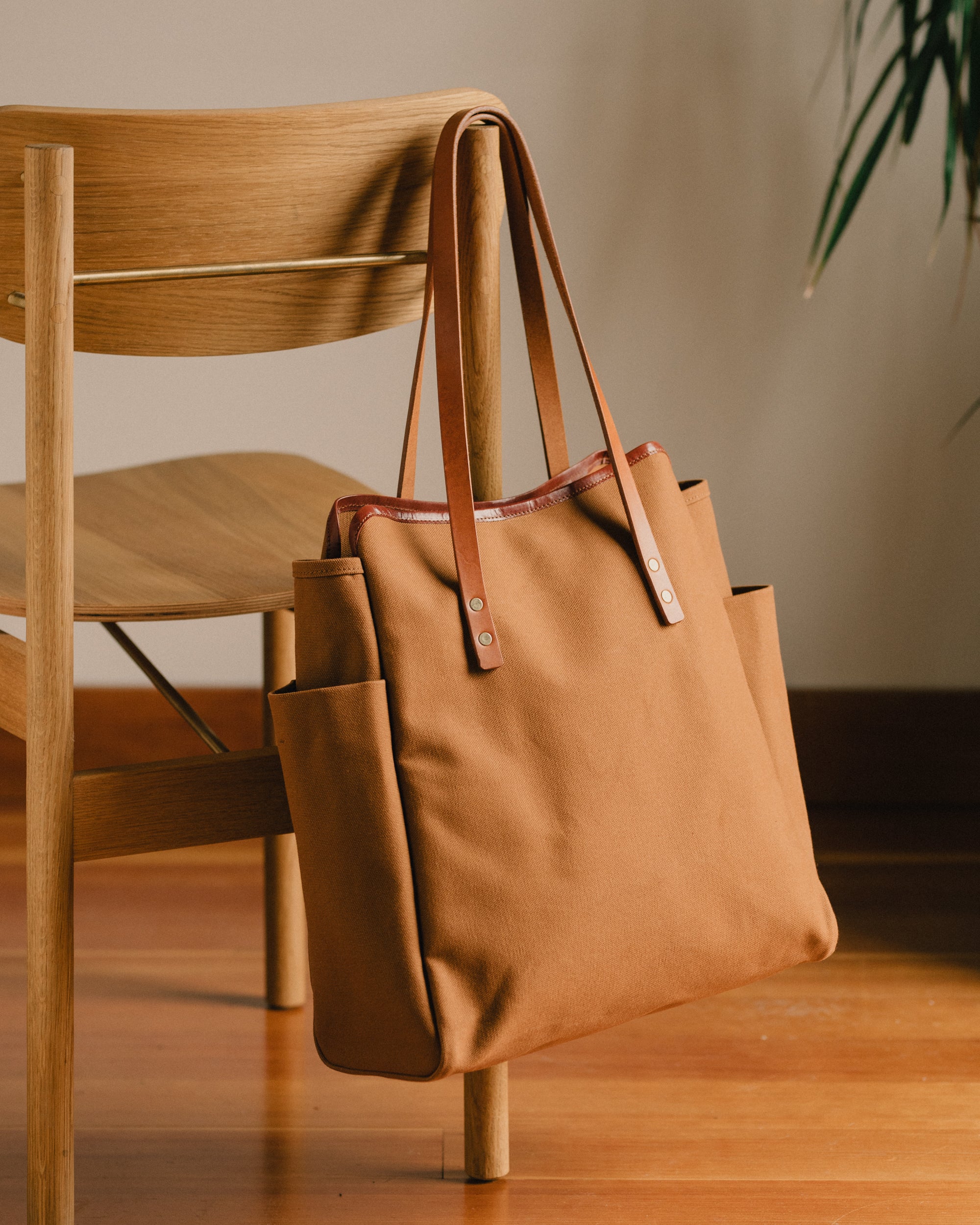 Shopper - Persimmon / Tan