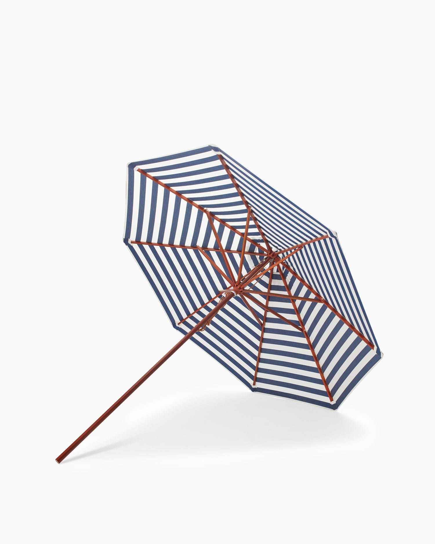 Messina Umbrella Ø270 - Dark Blue Stripes