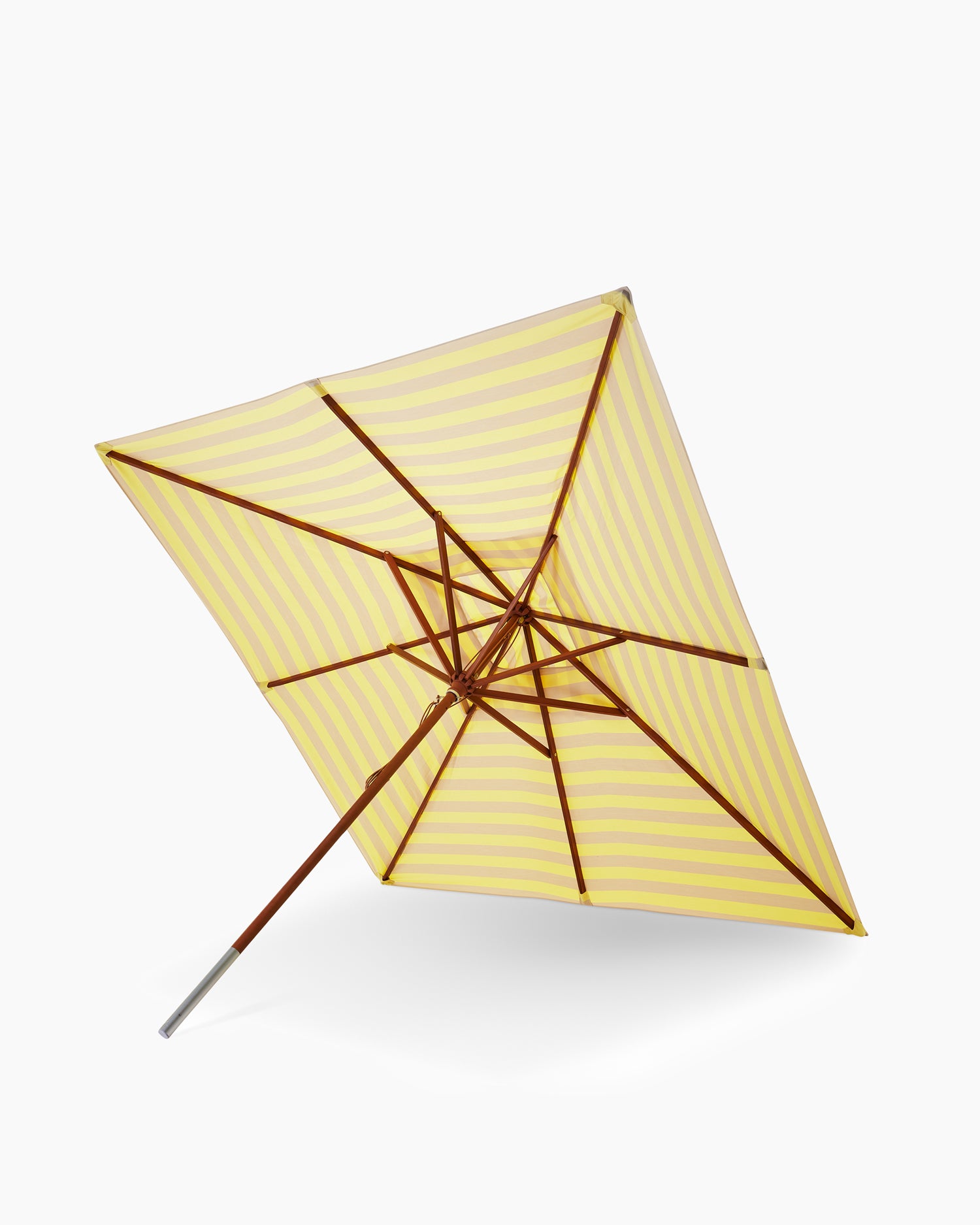 Messina Umbrella 300 - Lemon/Sand Stripe
