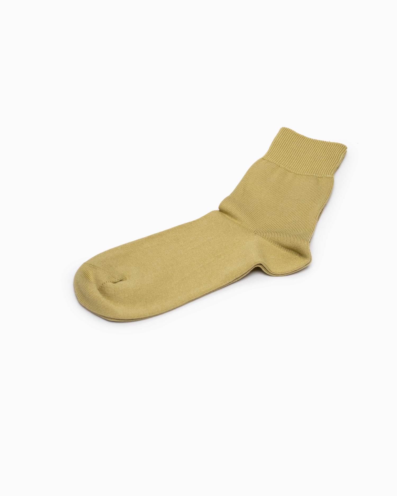Egyptian Cotton Plain Socks - Pistachio Sofa