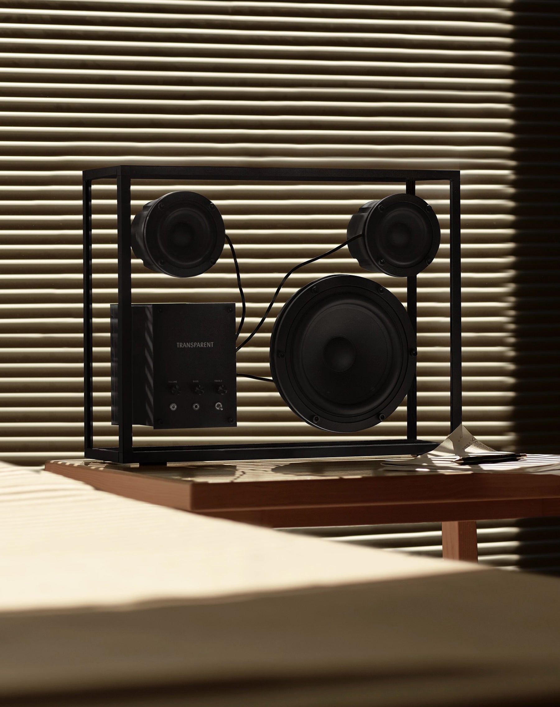 Transparent Speaker - Black