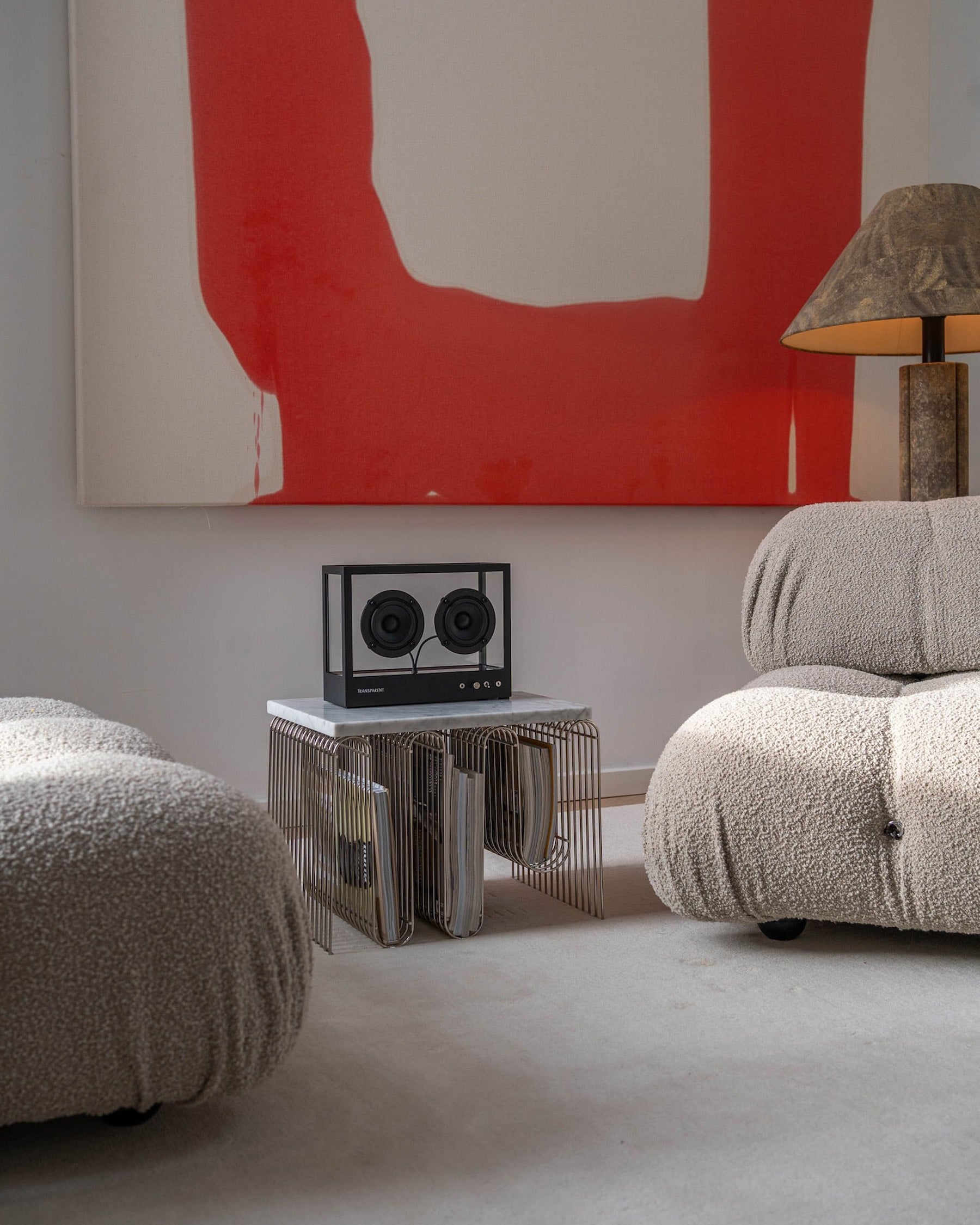 Small Transparent Speaker - Black