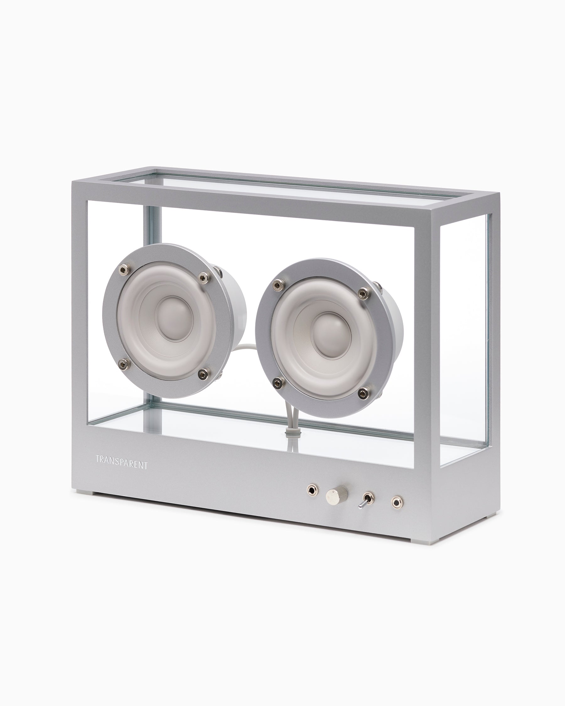 Small Transparent Speaker シルバー 美品 Small Transparent Speaker - Metal
