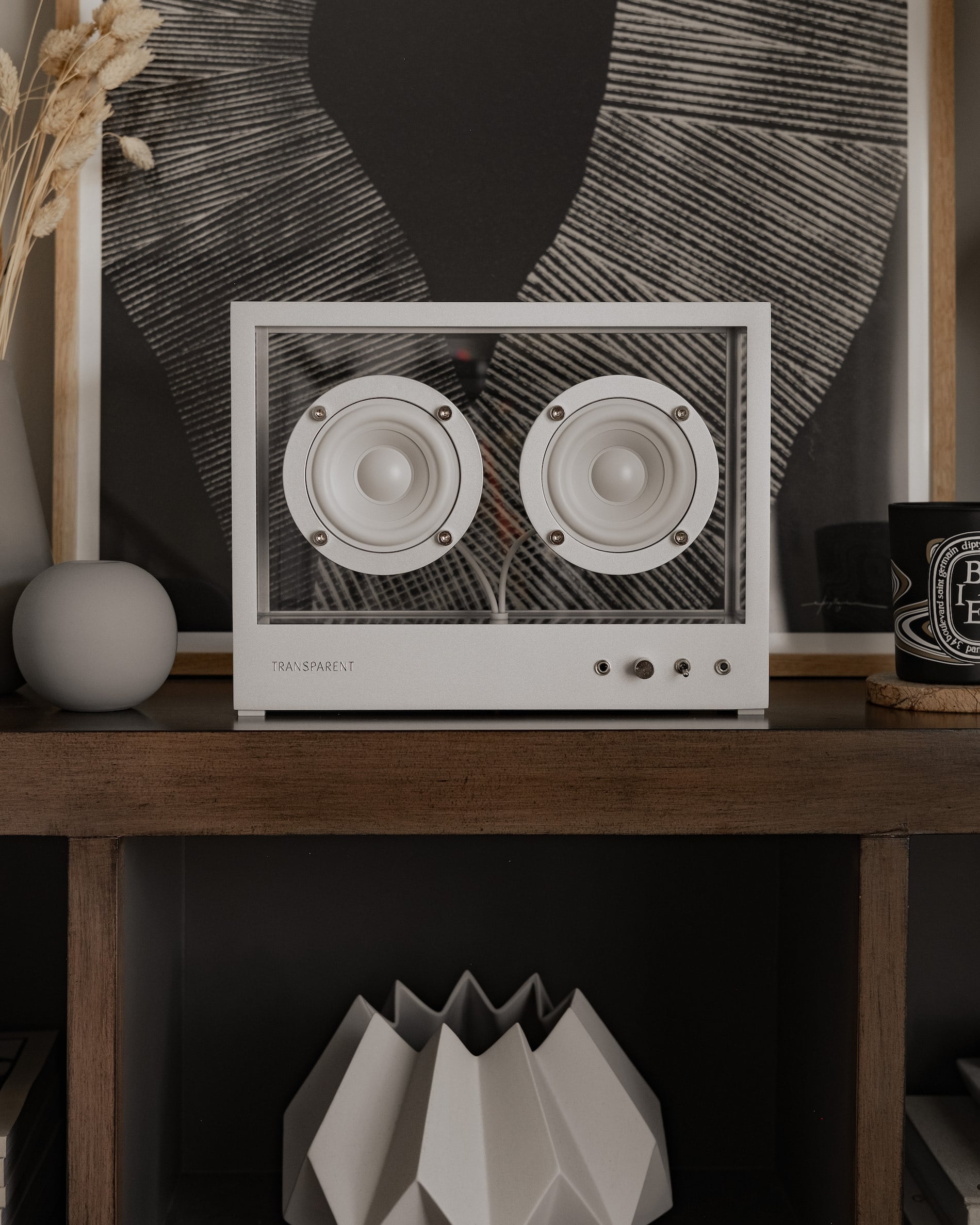 Small Transparent Speaker - Metal