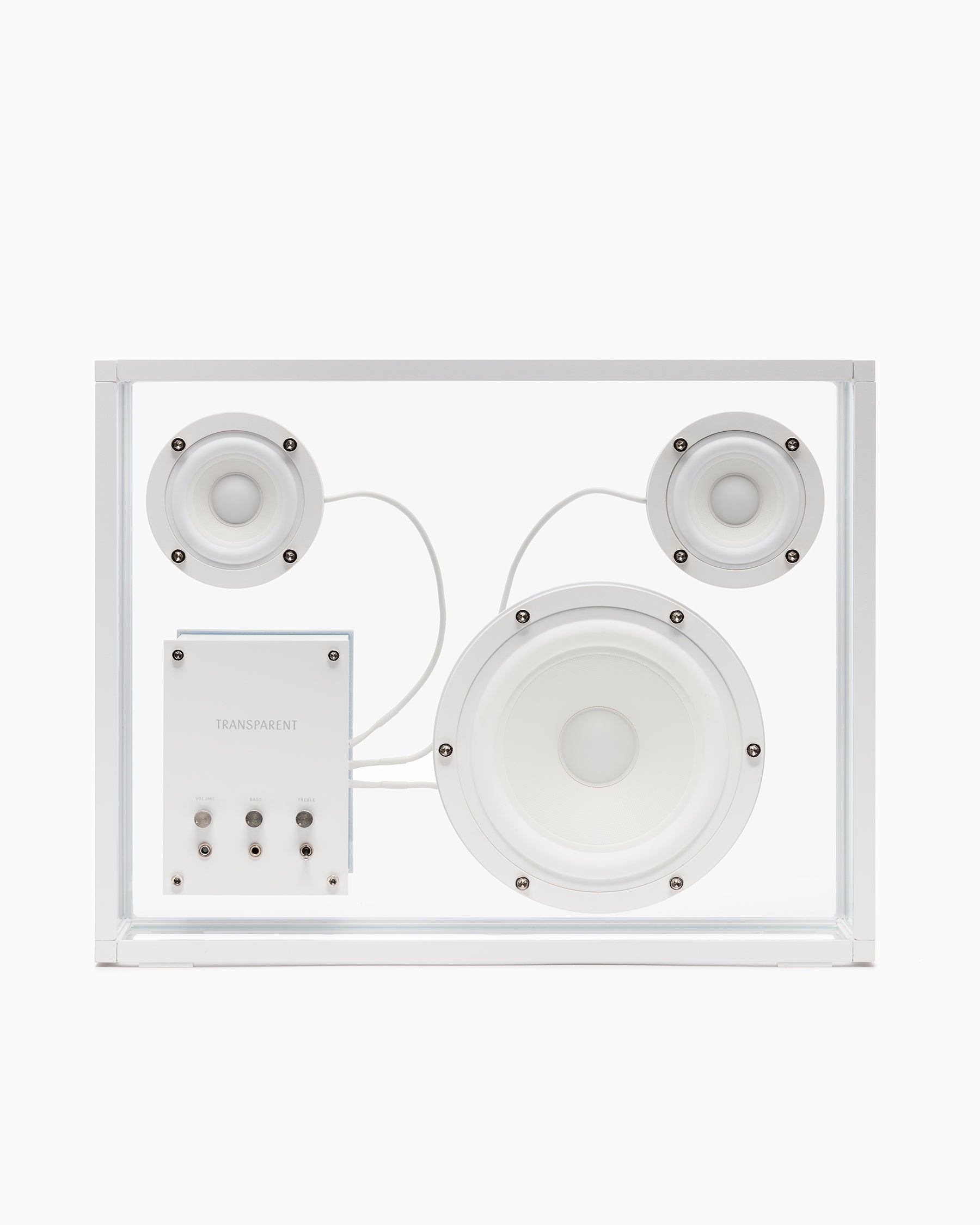 Small Transparent Speaker - Metal