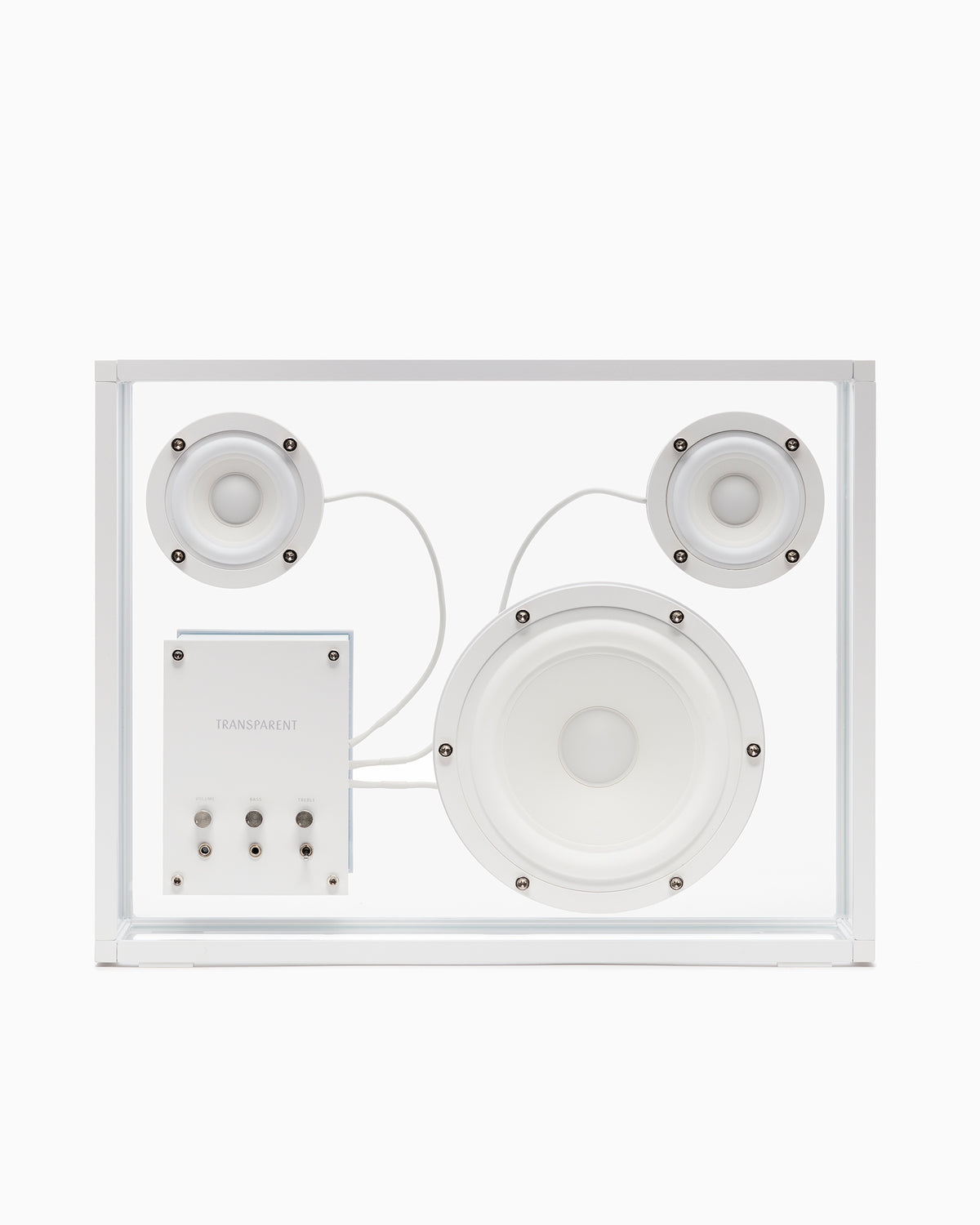 Small Transparent Speaker - Metal
