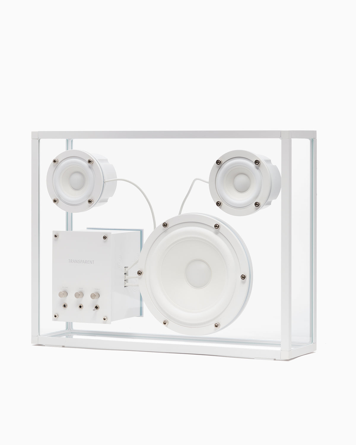 Small Transparent Speaker - Metal