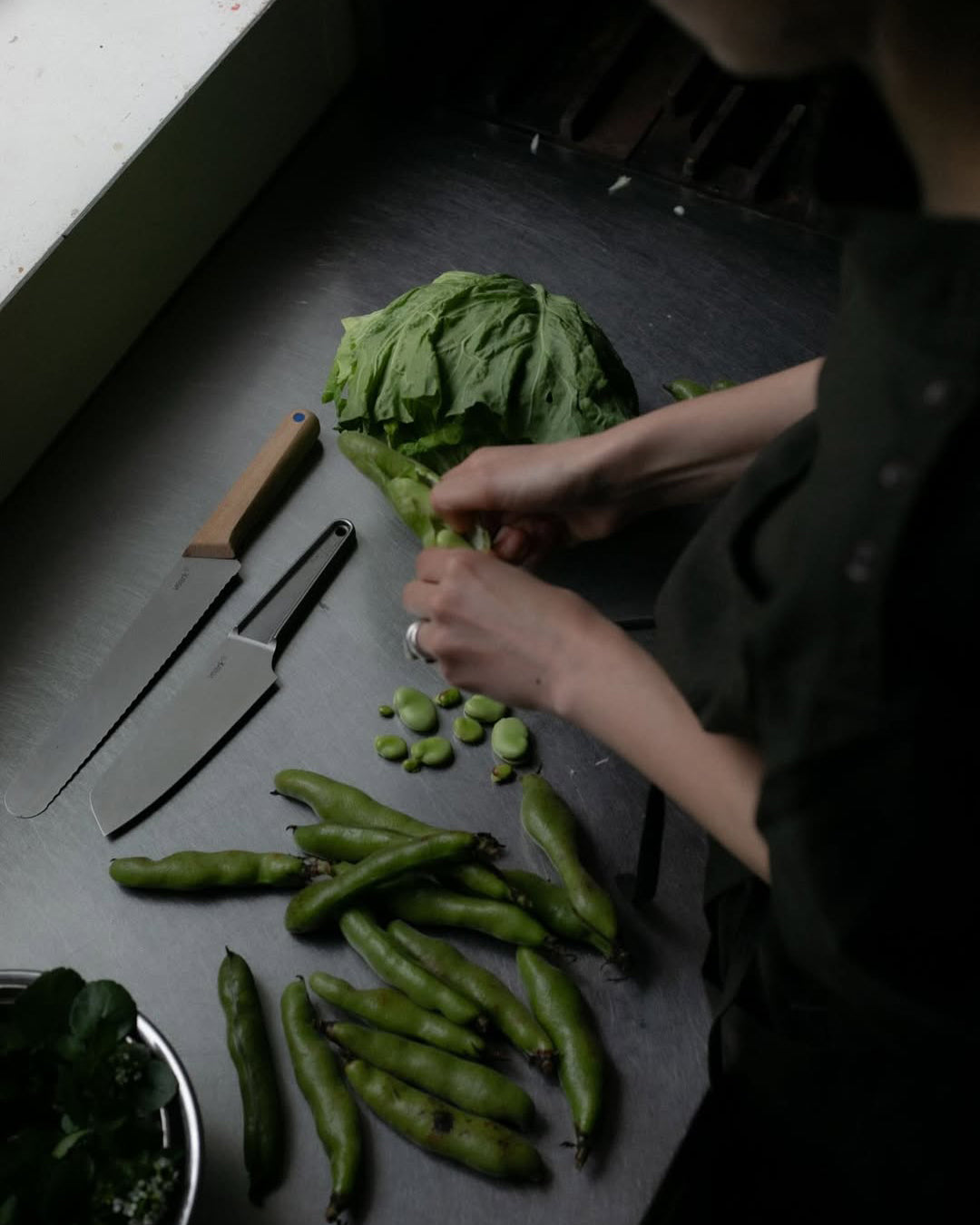 Veark SK15 Forged Santoku Knife
