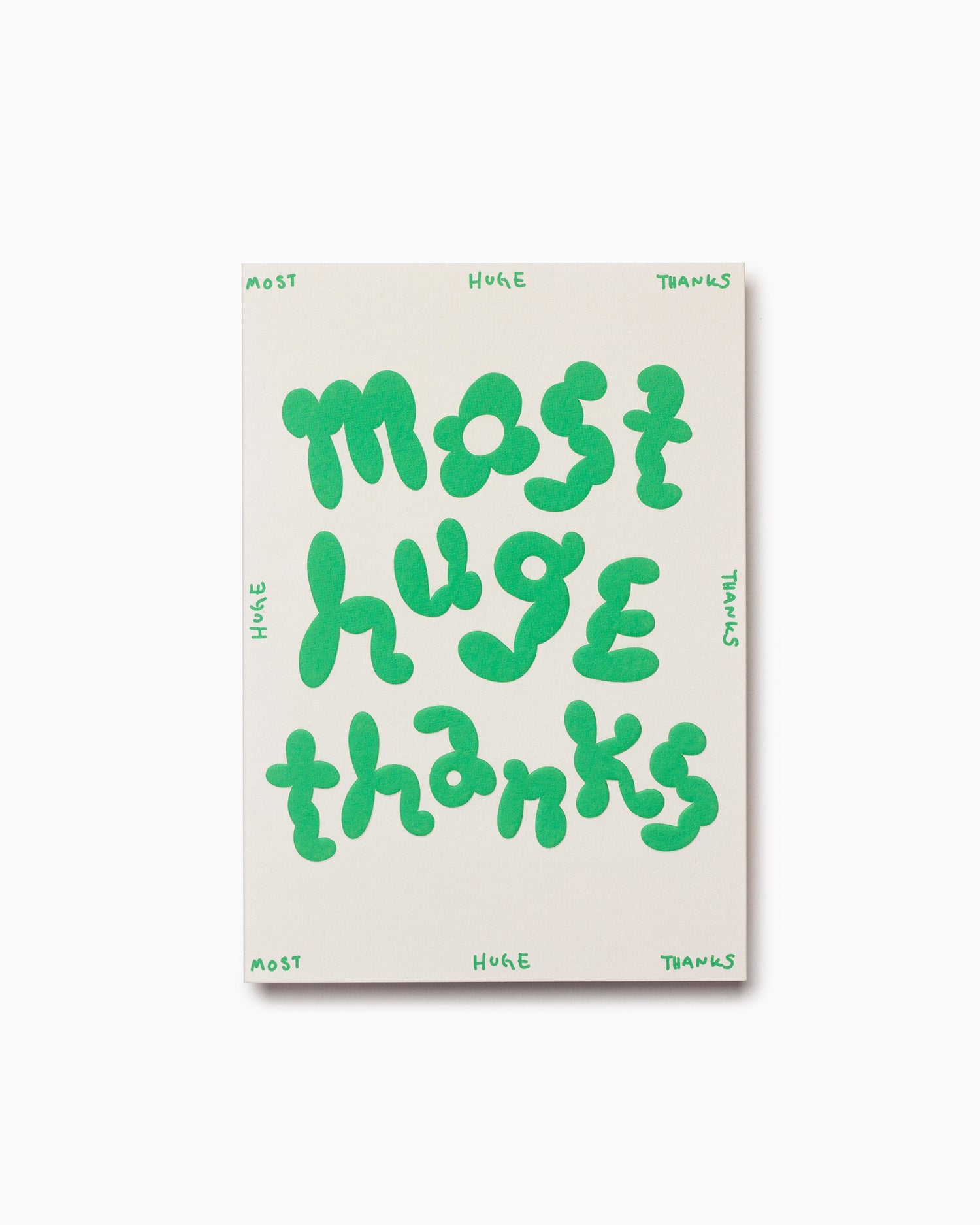 Most Huge Thanks Card