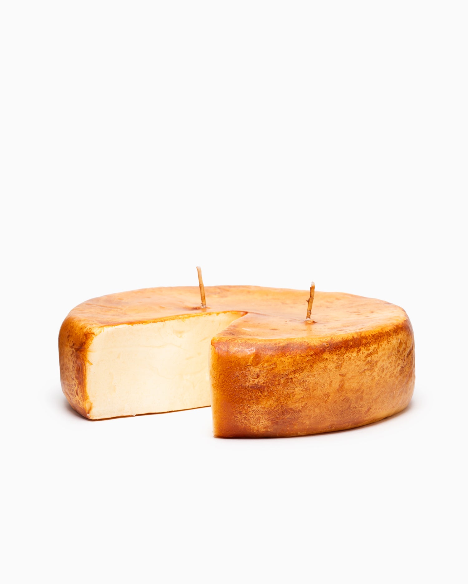 Cheese Wheel Candle - Yellow