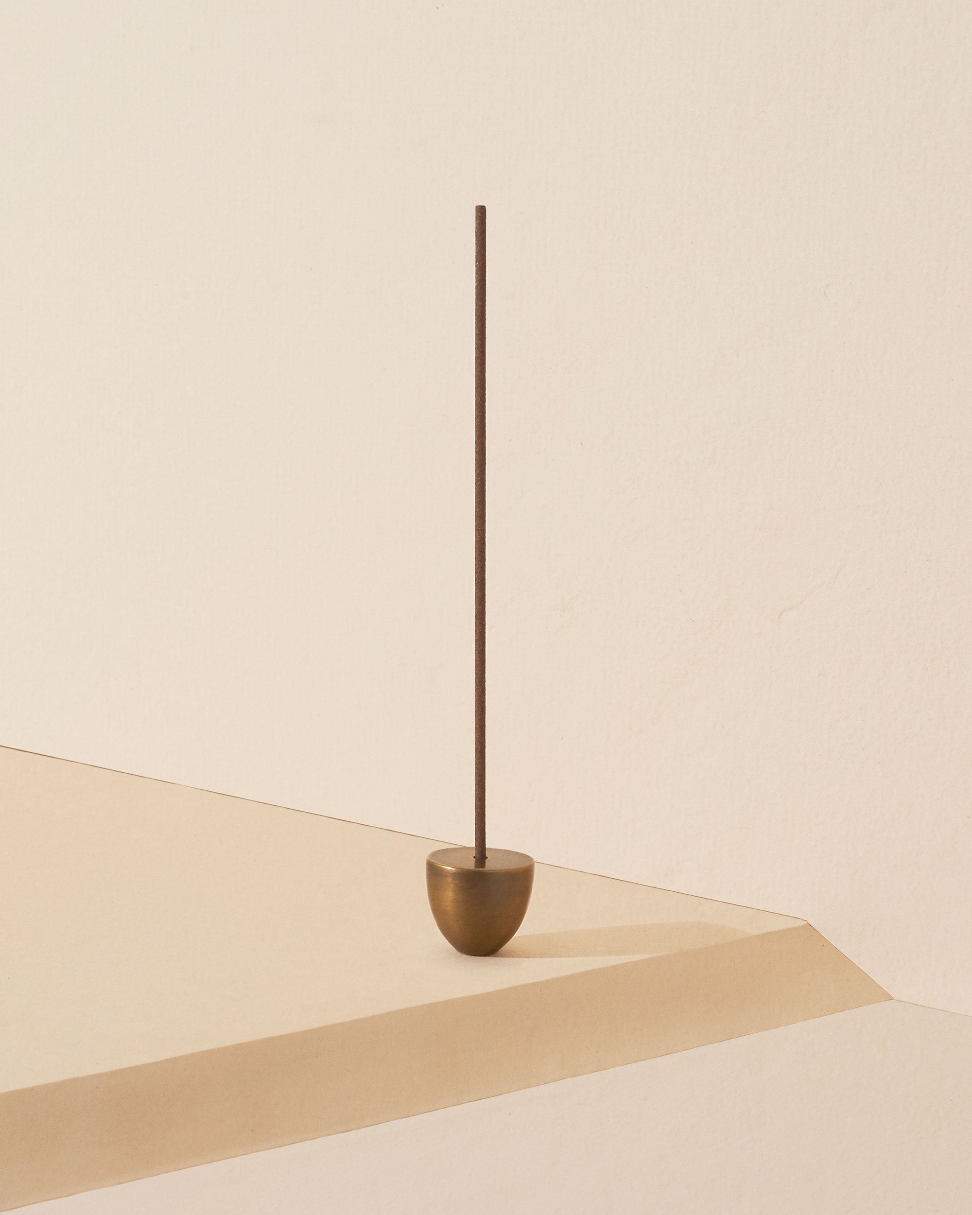 Bodha Ritual Brass Incense Holder - Plinth