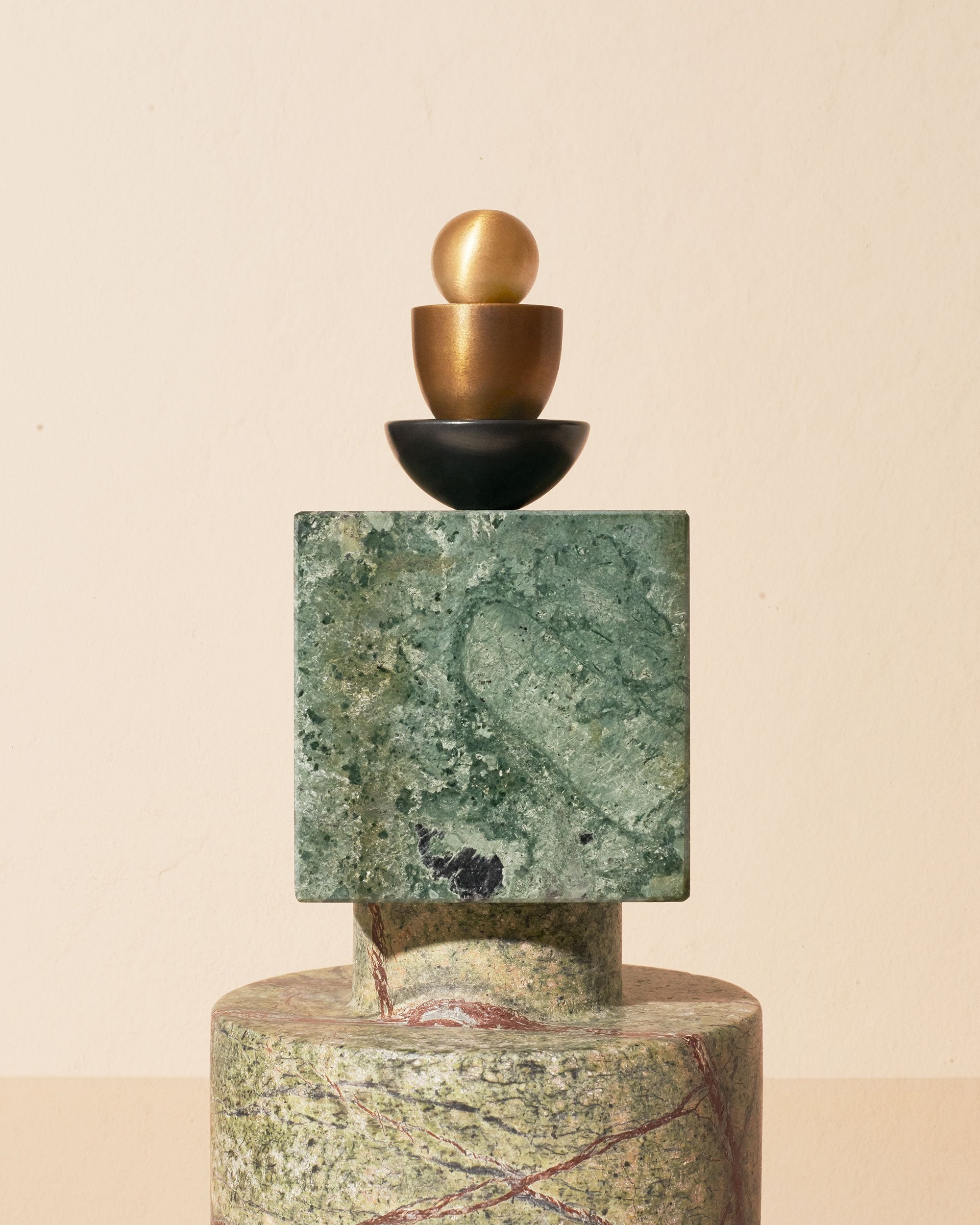 Bodha Ritual Brass Incense Holder - Plinth
