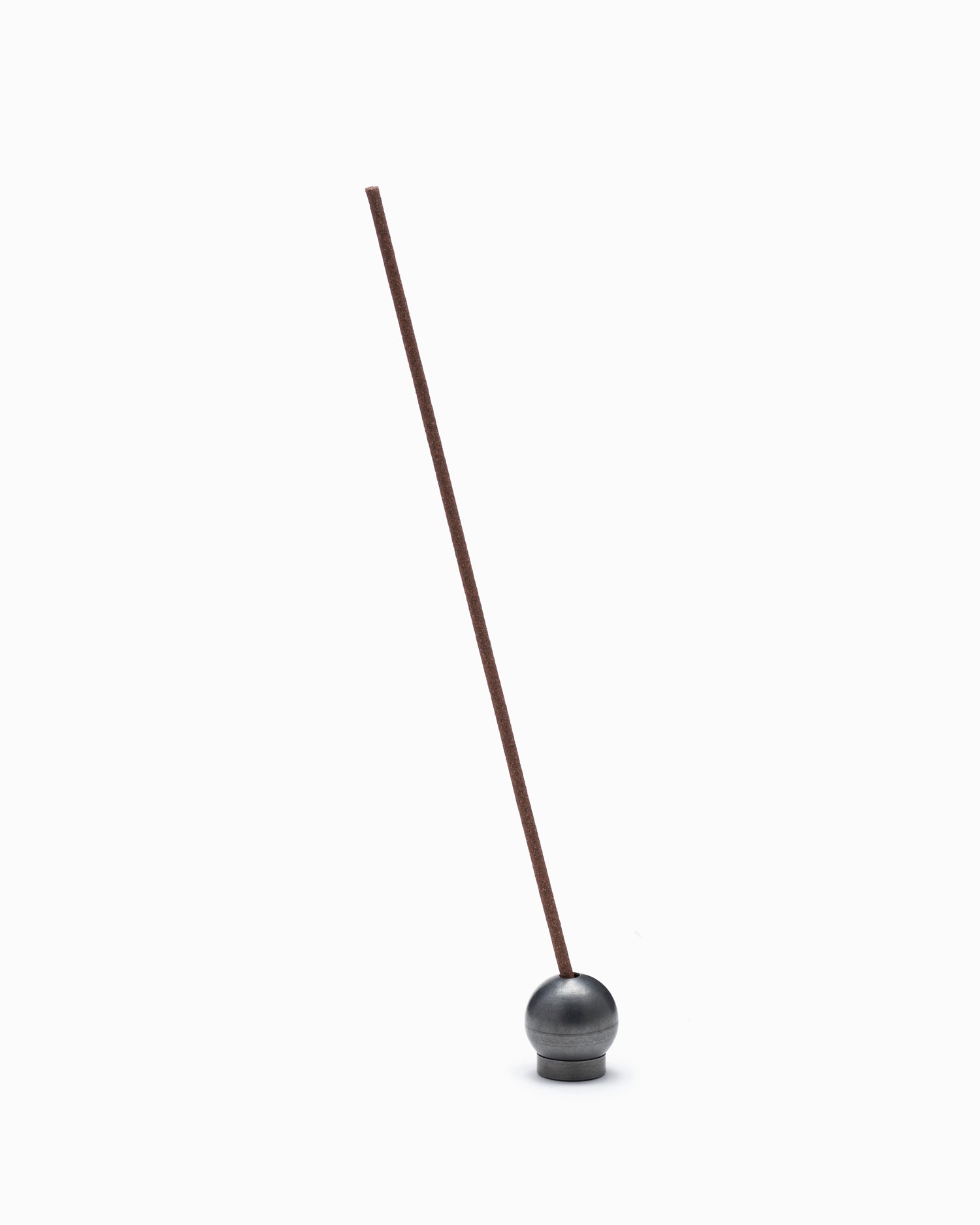 Japanese Blackened Brass Ball Incense Holder