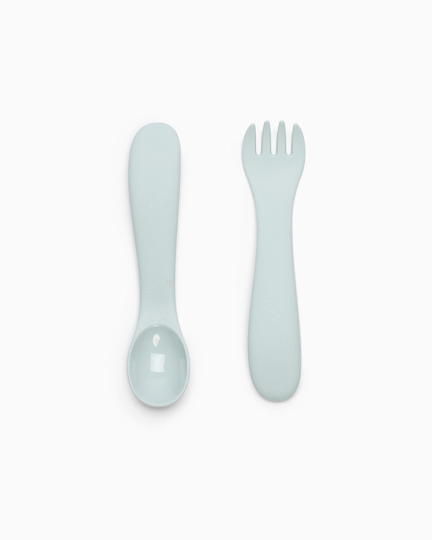 Bonbo Spoon & Fork - Blue Gray