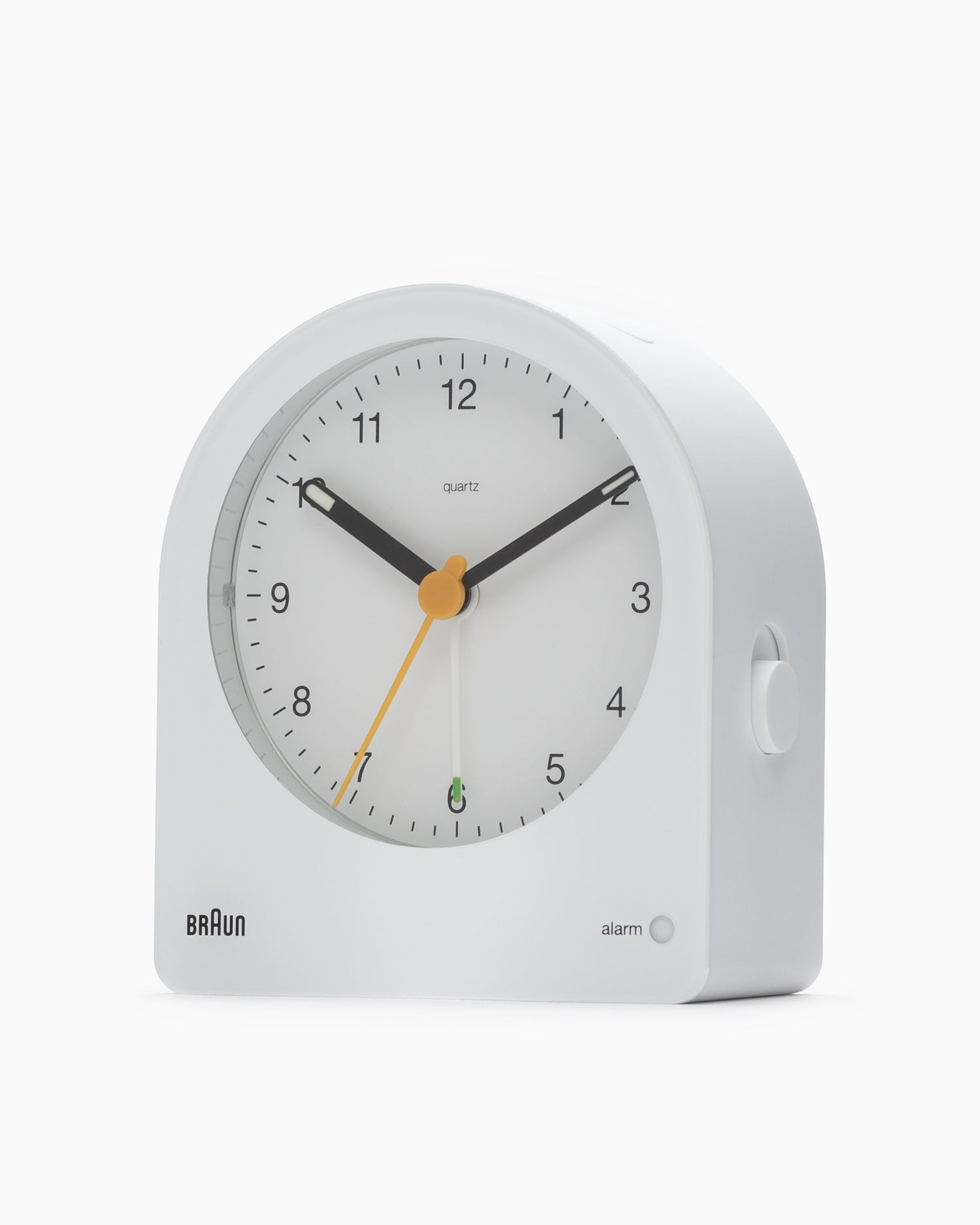 BC22 Braun Classic Analogue Alarm Clock - White