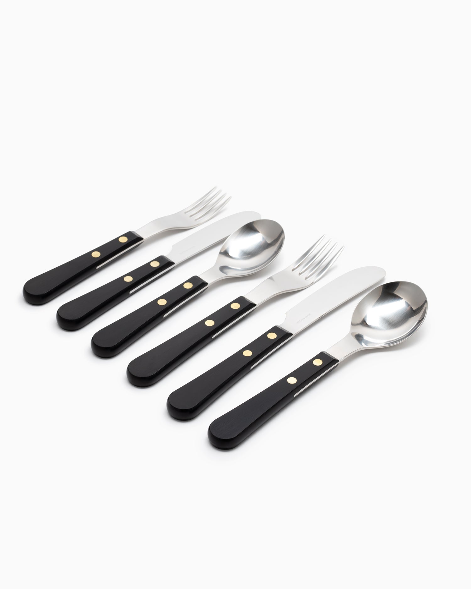 David Mellor - Provencal Black 6-Piece Setting