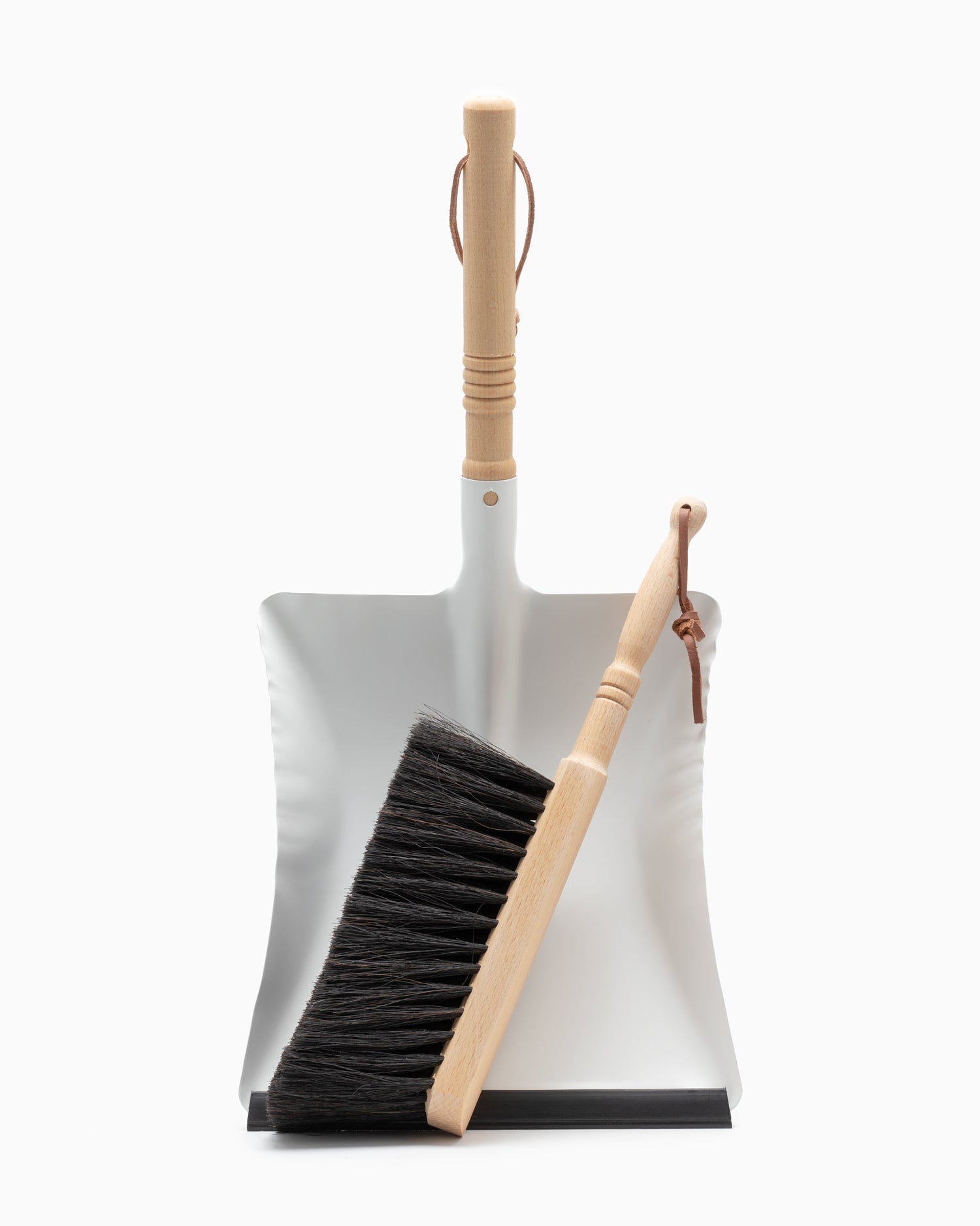 White Dustpan & Brush