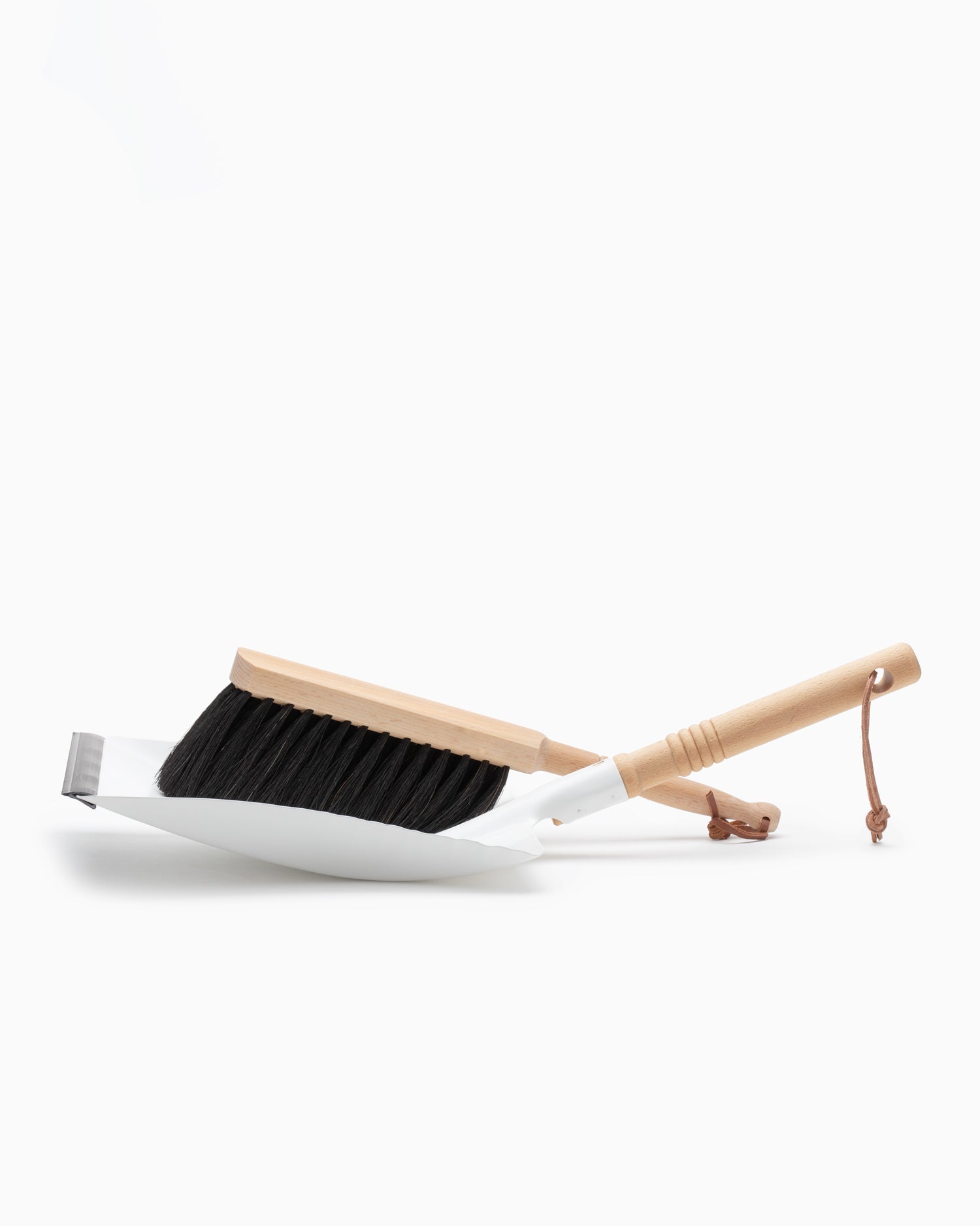 White Dustpan & Brush