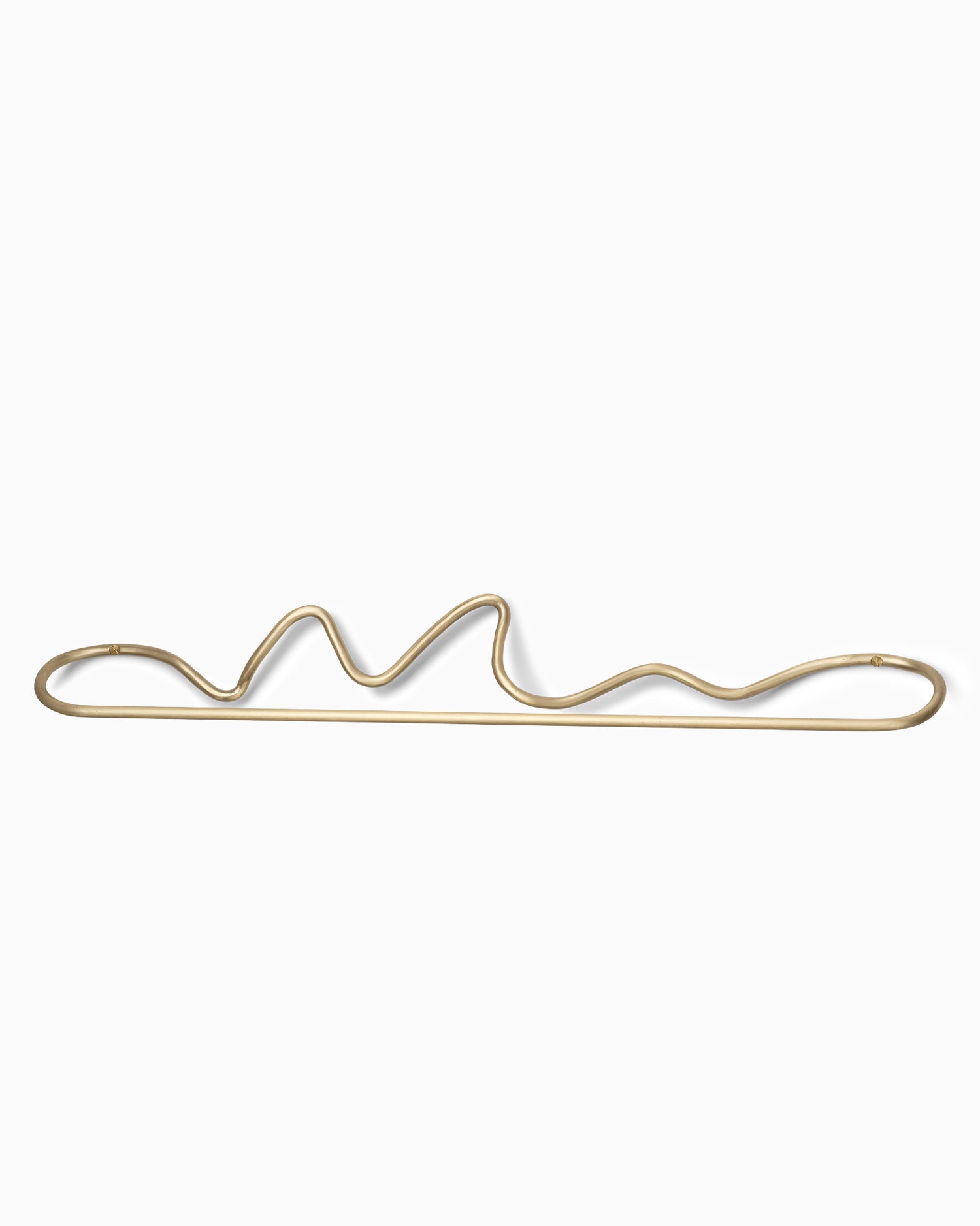 Curvature Towel Hanger - Brass