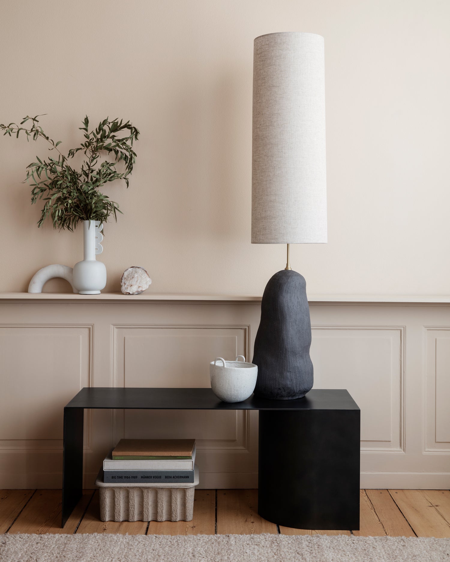 Hebe Lamp Base Large - Dark Grey