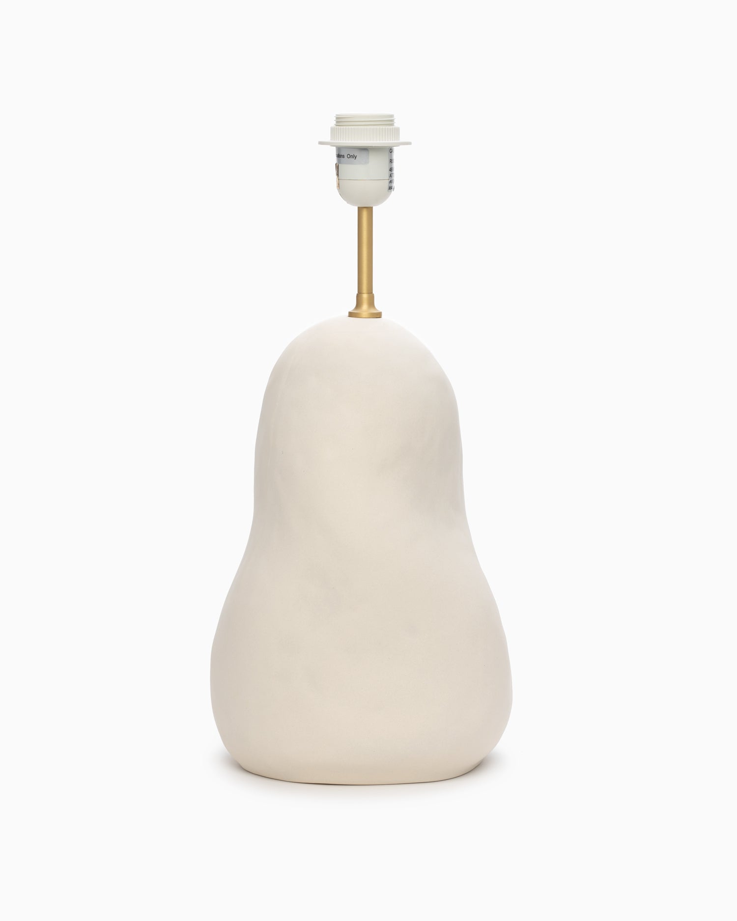 Hebe Lamp Base Medium - Off White